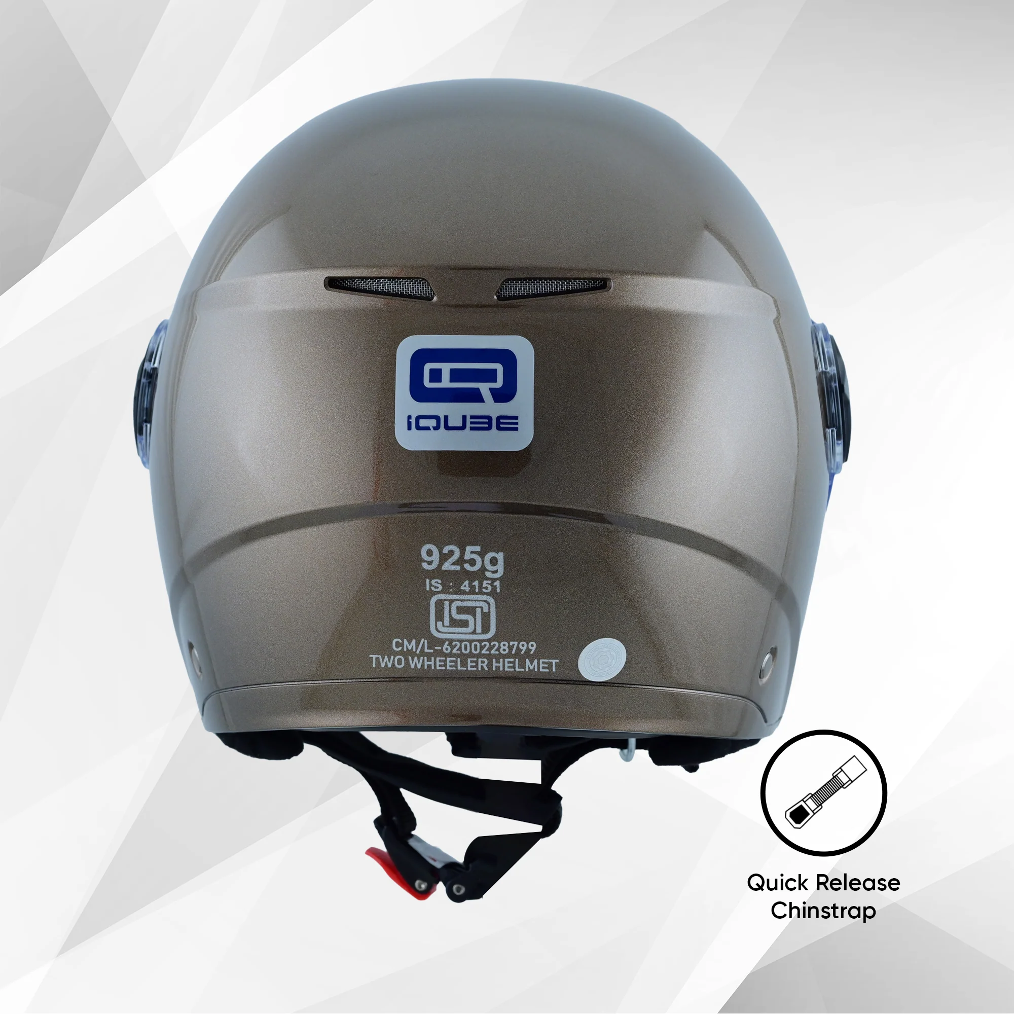 TVS iQube Open Face Helmet | ISI Certified, Lightweight & Comfortable Design - Image 2