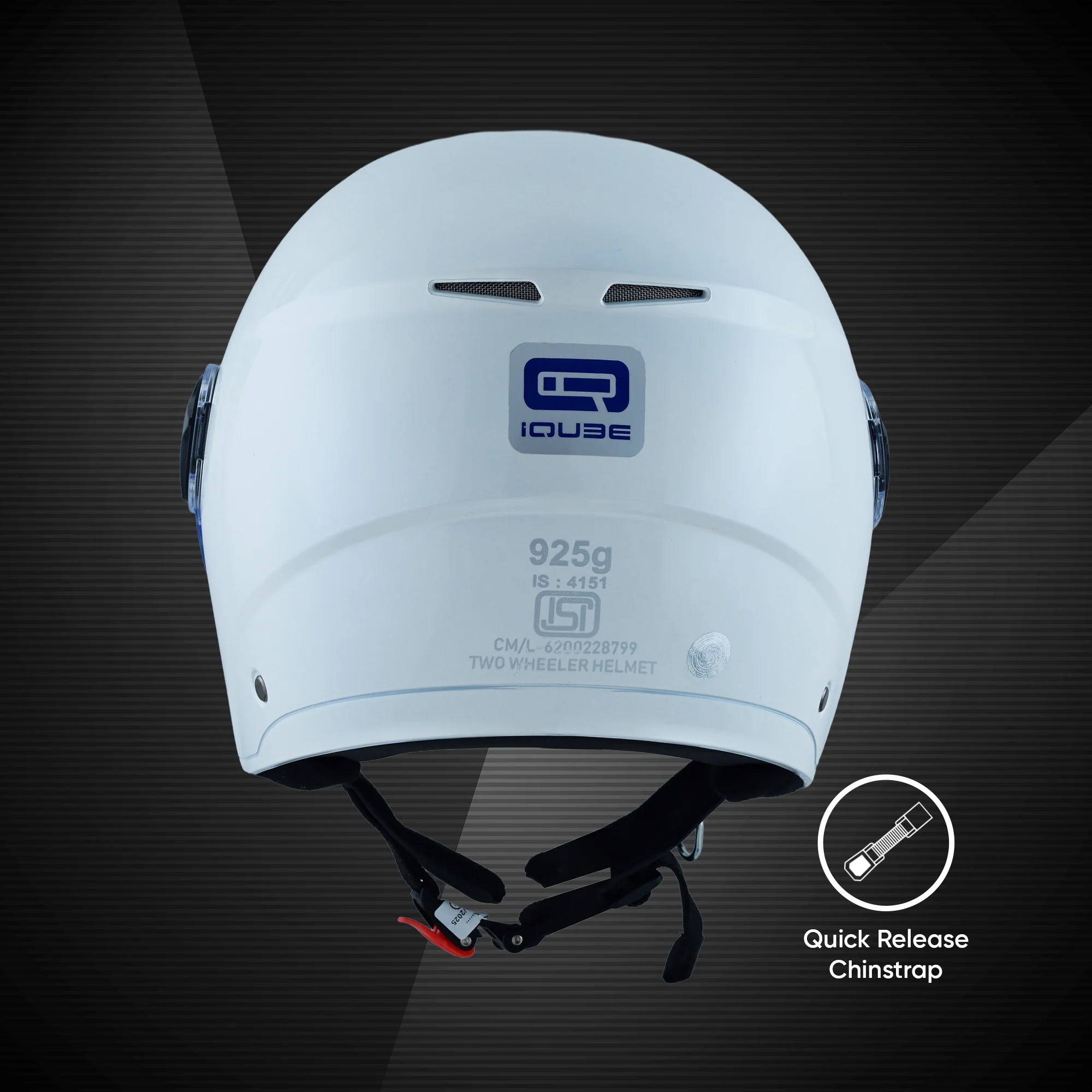 TVS iQube Open Face Helmet | ISI Certified, Lightweight & Comfortable Design - Image 20