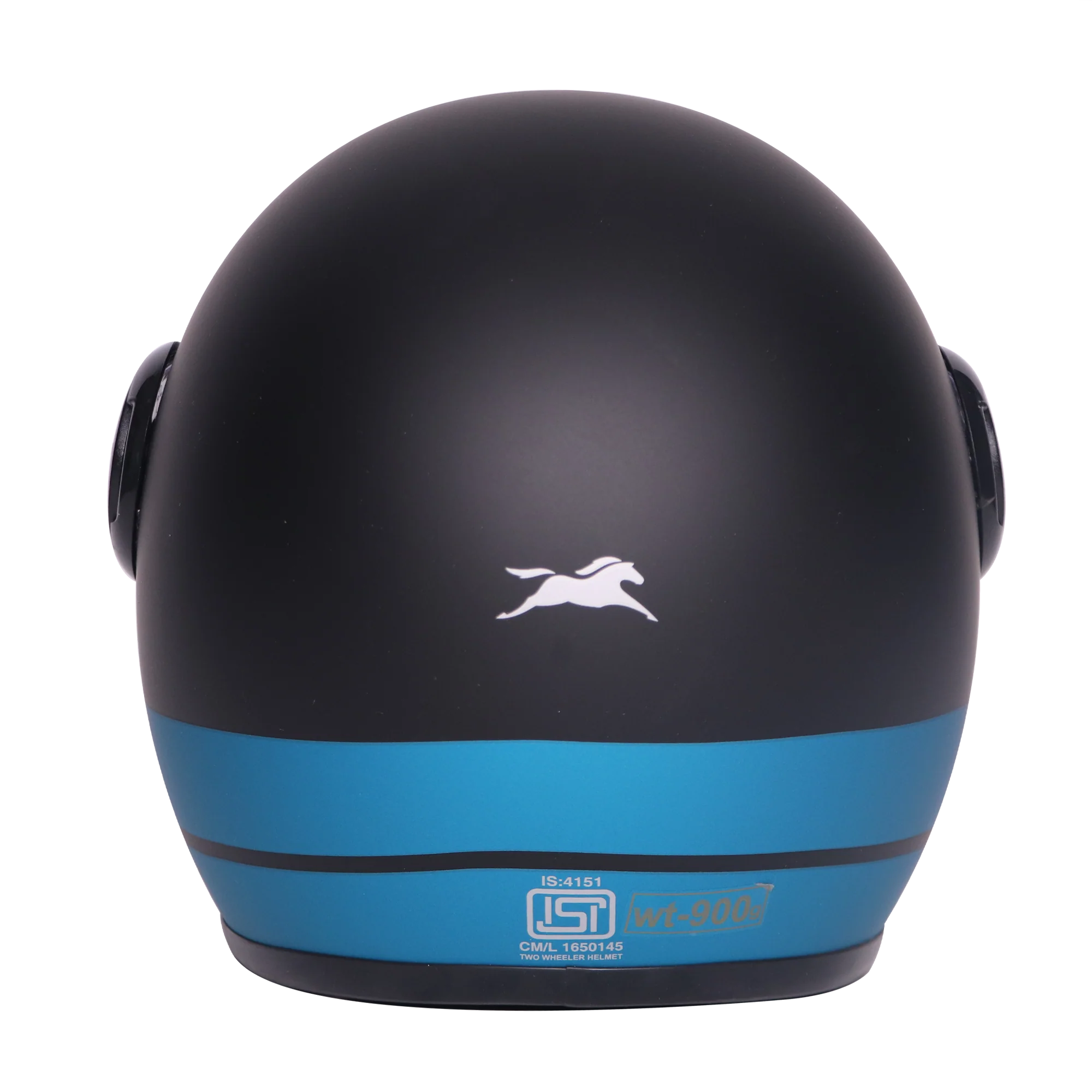 TVS J110 Half Face Helmet, Dawn Blue Matte  - Image 4