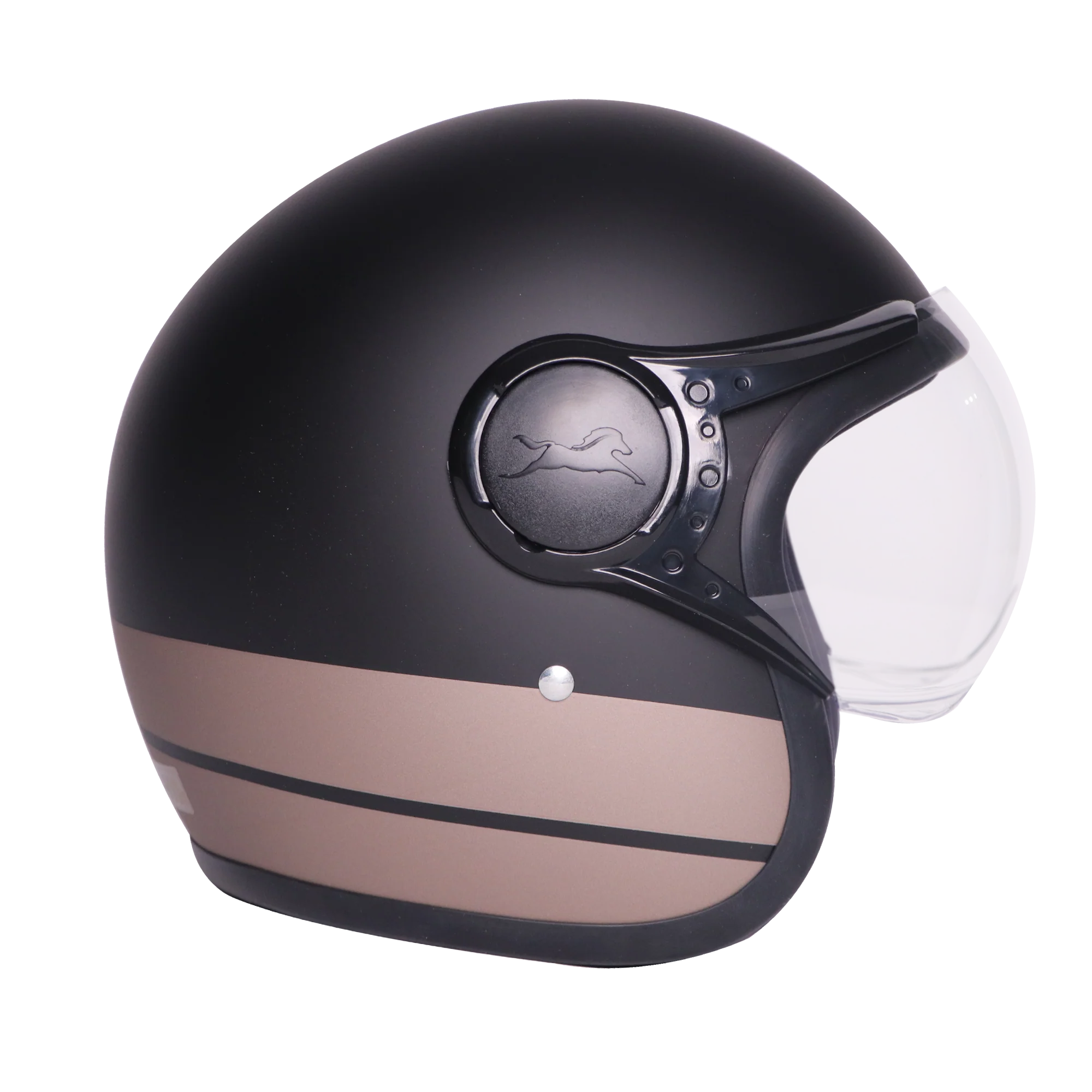 TVS J110 Half Face Helmet, Galactic Copper Matte  - Image 2