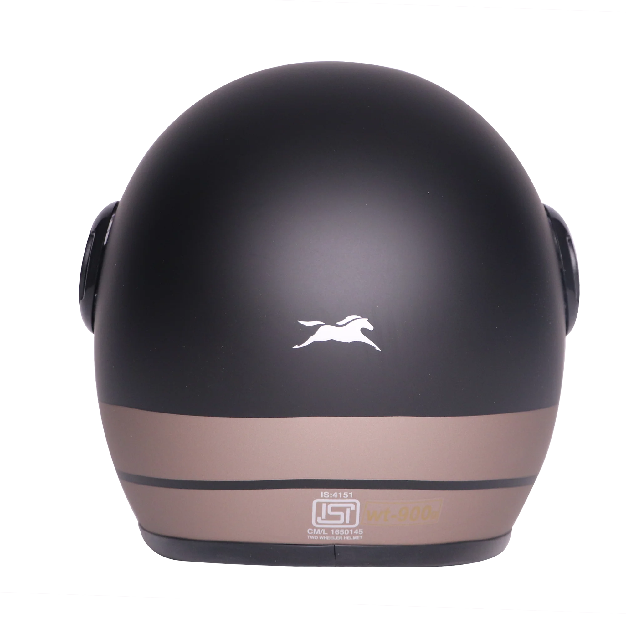 TVS J110 Half Face Helmet, Galactic Copper Matte  - Image 4