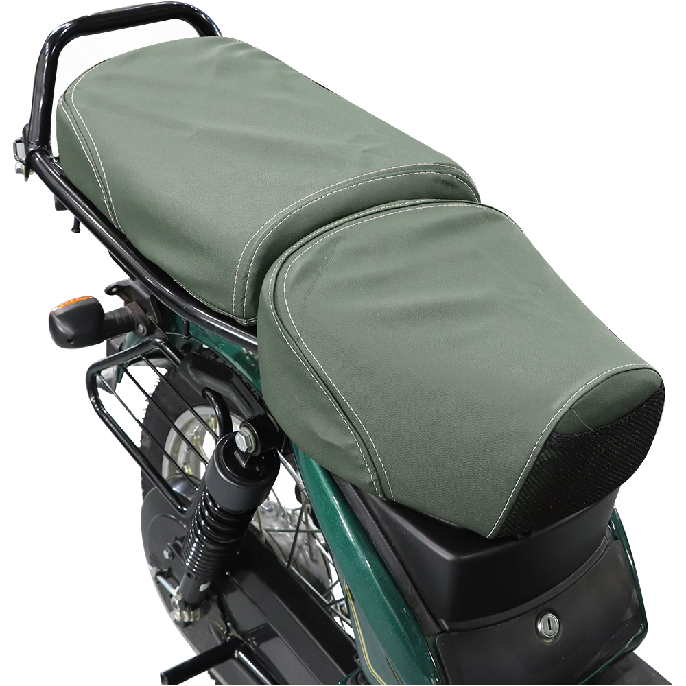 TVS XL100 Green Seat Cover Kit - Sleek and Durable Design - Image 3