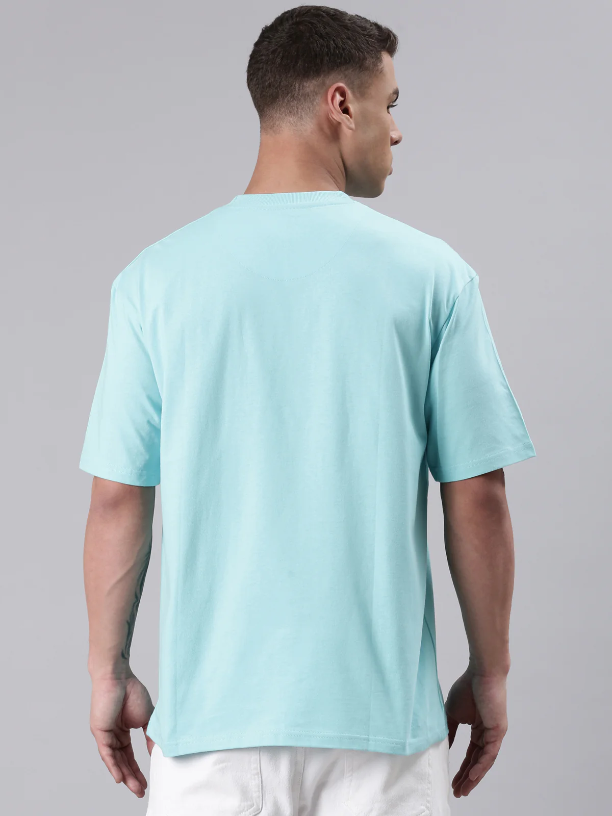 TVS Lifestyle 100% Cotton Oversized Graphic T-shirt for Men | Premium 220 GSM Heavyweight Tee with Relaxed Fit | Soft Cotton Oversized T Shirt for Boys | Durable Ribbed Neckline Streetwear Style - Image 39