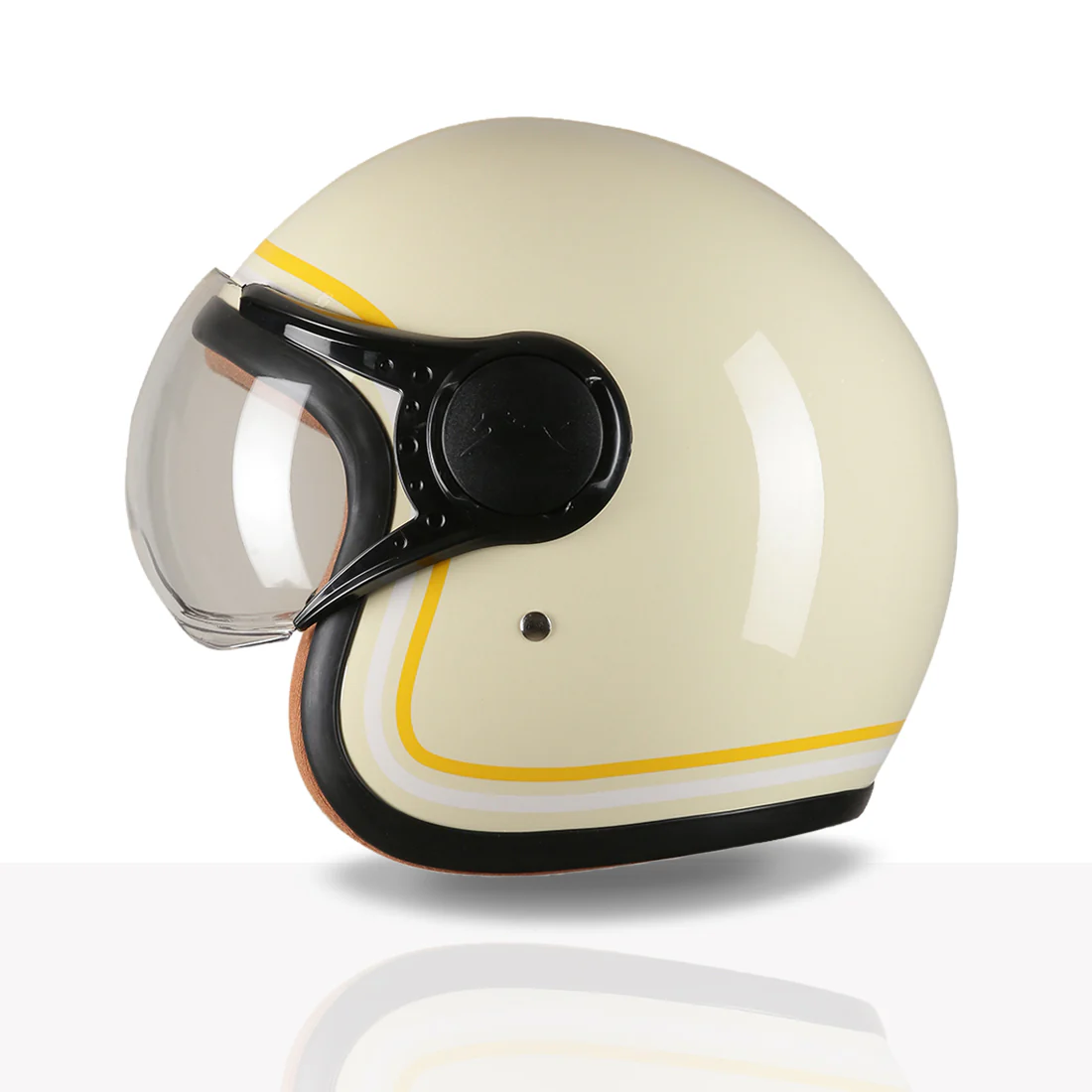 TVS MissFit Helmet for Women | Lightweight Ladies Helmet for Scooty | Stylish Girls Helmet with Extreme Comfort Fit | Women Helmet with Clear Visor | DOT & ISI Certified Helmet for Woman - Image 11