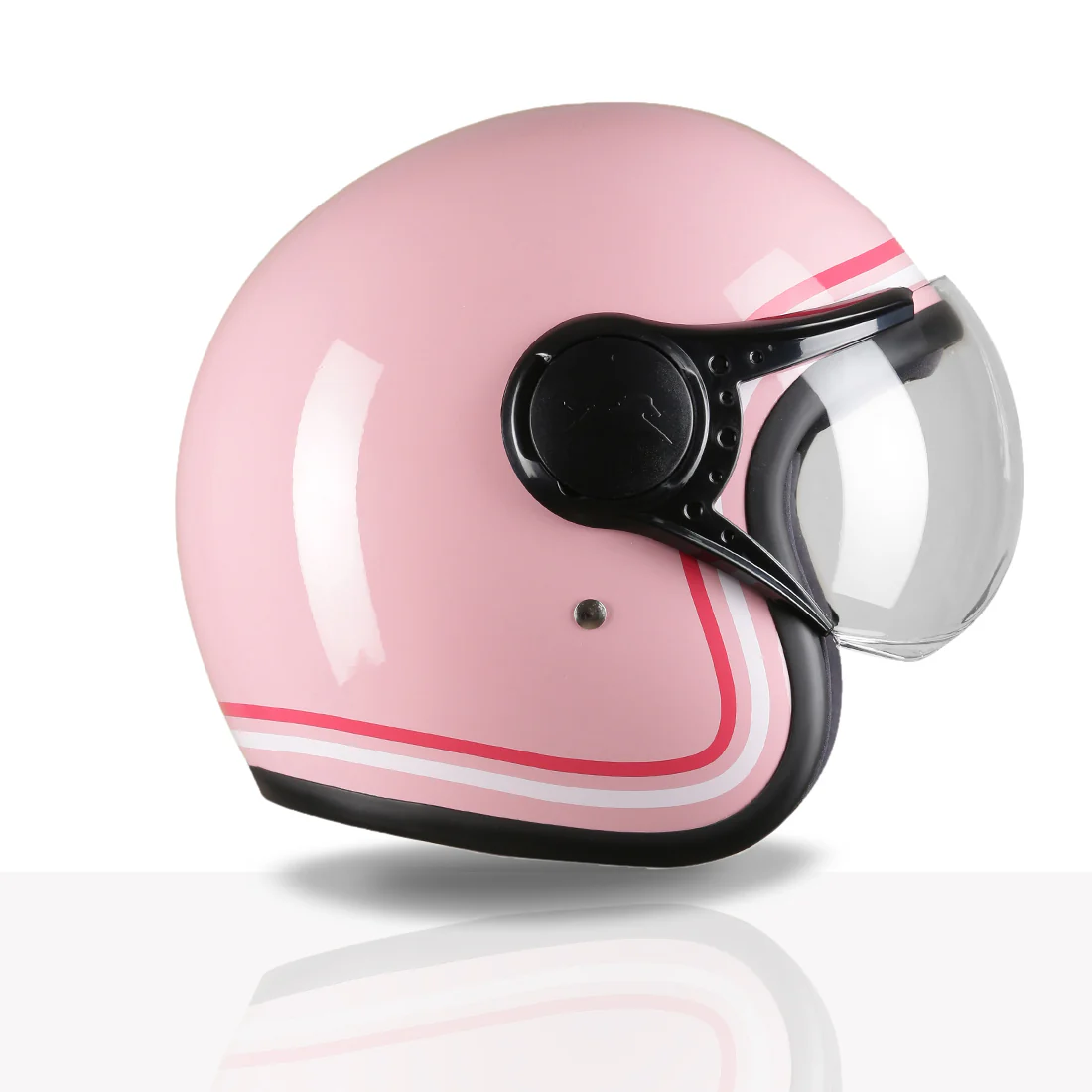 TVS MissFit Helmet for Women | Lightweight Ladies Helmet for Scooty | Stylish Girls Helmet with Extreme Comfort Fit | Women Helmet with Clear Visor | DOT & ISI Certified Helmet for Woman - Image 16