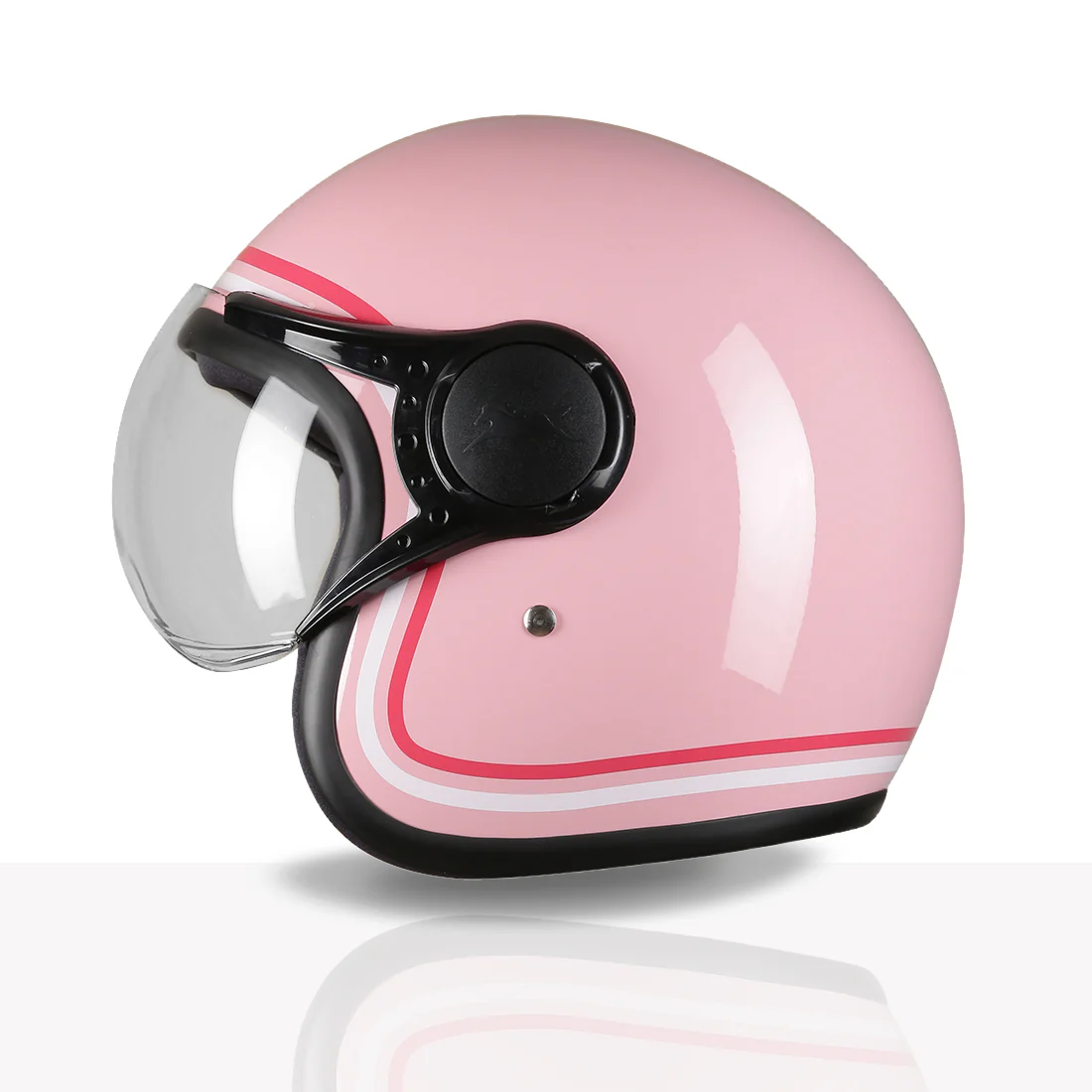 TVS MissFit Helmet for Women | Lightweight Ladies Helmet for Scooty | Stylish Girls Helmet with Extreme Comfort Fit | Women Helmet with Clear Visor | DOT & ISI Certified Helmet for Woman - Image 18