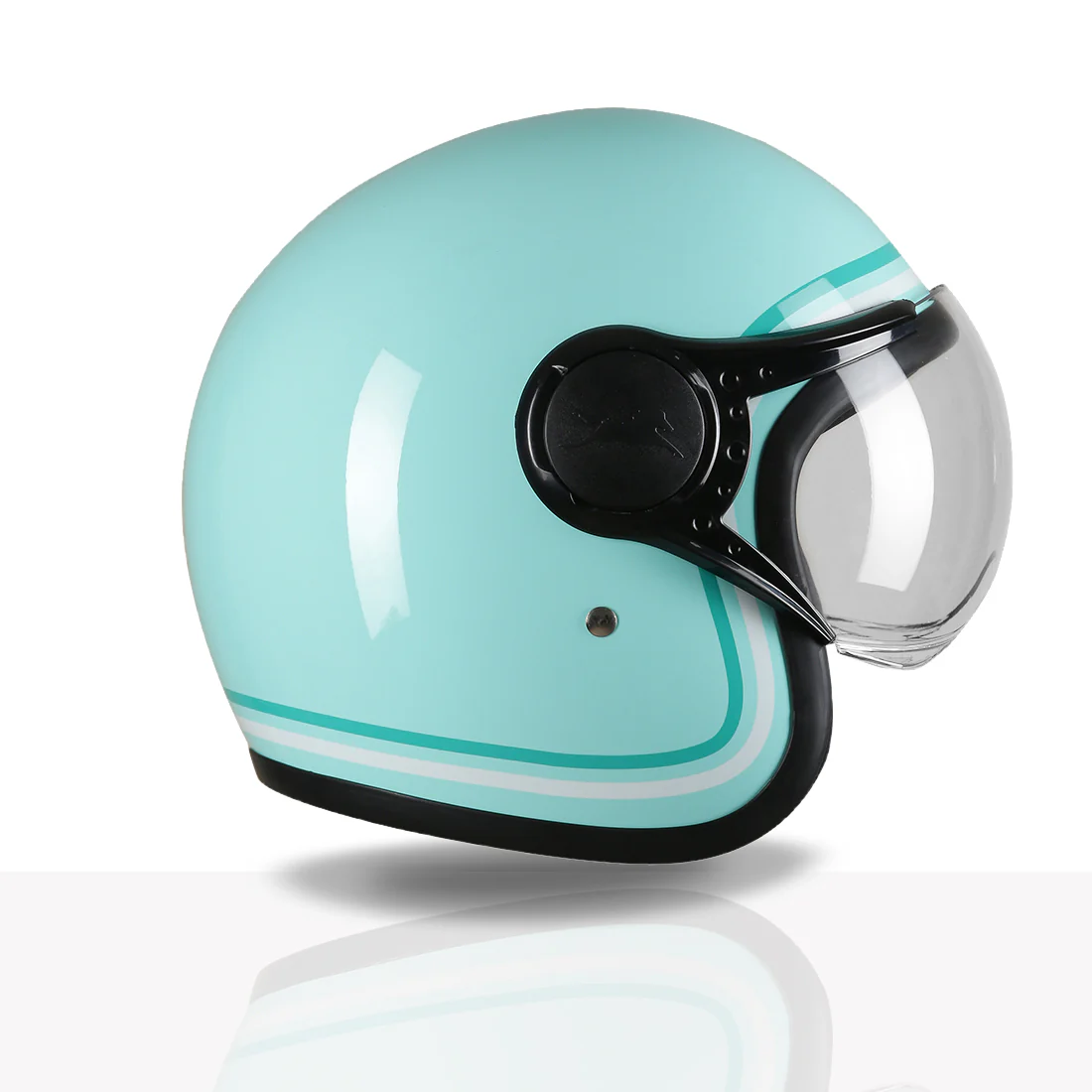 TVS MissFit Helmet for Women | Lightweight Ladies Helmet for Scooty | Stylish Girls Helmet with Extreme Comfort Fit | Women Helmet with Clear Visor | DOT & ISI Certified Helmet for Woman - Image 2