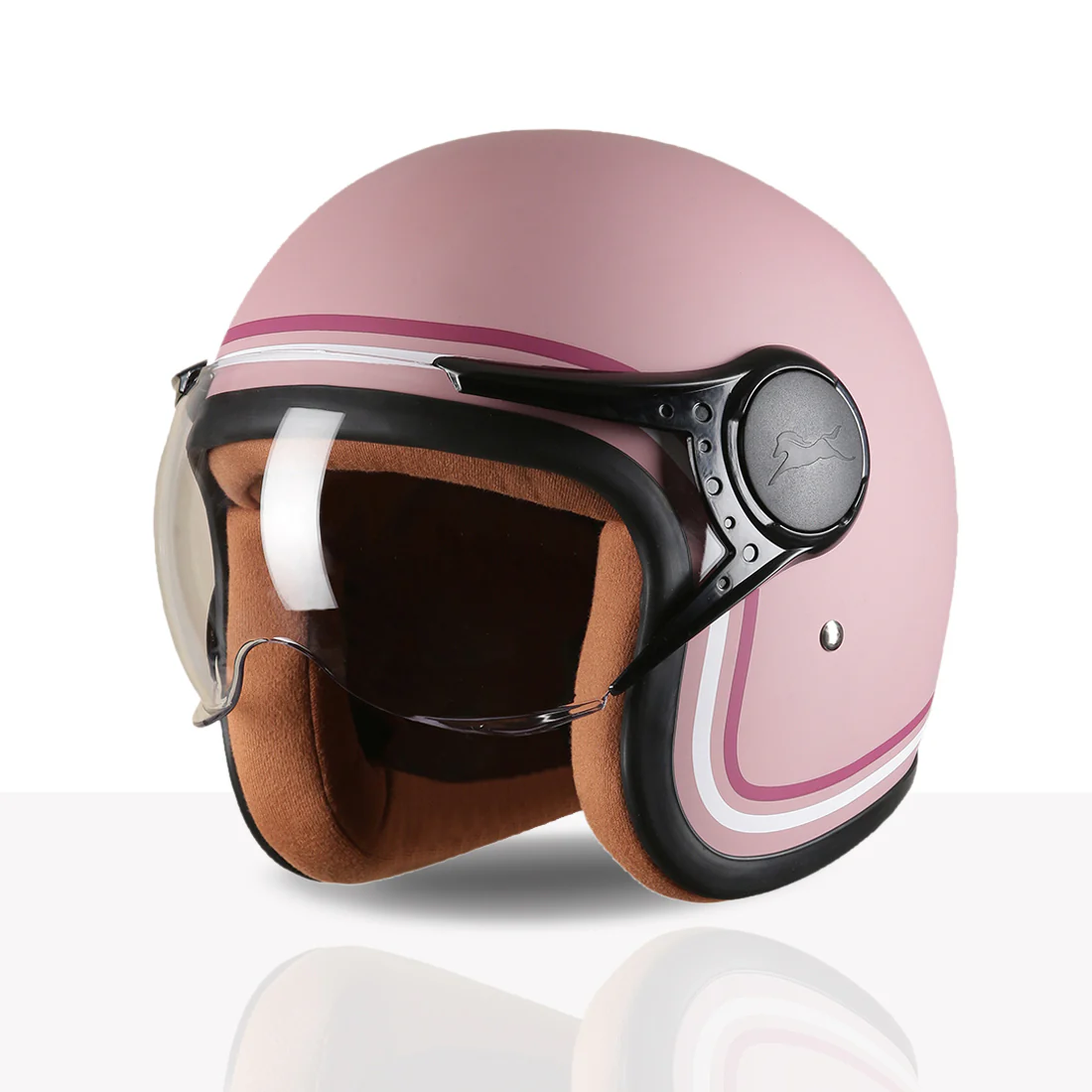 TVS MissFit Helmet for Women | Lightweight Ladies Helmet for Scooty | Stylish Girls Helmet with Extreme Comfort Fit | Women Helmet with Clear Visor | DOT & ISI Certified Helmet for Woman - Image 22