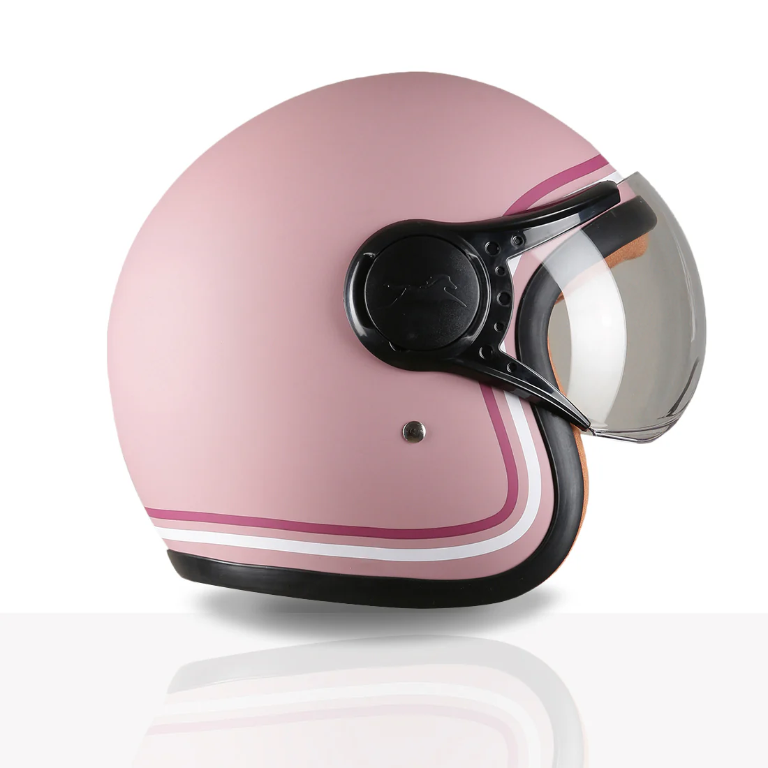 TVS MissFit Helmet for Women | Lightweight Ladies Helmet for Scooty | Stylish Girls Helmet with Extreme Comfort Fit | Women Helmet with Clear Visor | DOT & ISI Certified Helmet for Woman - Image 23