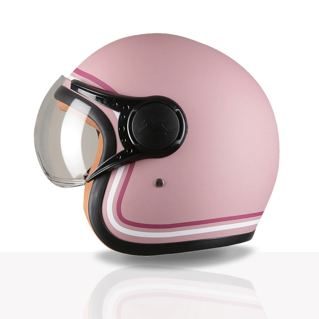 TVS MissFit Helmet for Women | Lightweight Ladies Helmet for Scooty | Stylish Girls Helmet with Extreme Comfort Fit | Women Helmet with Clear Visor | DOT & ISI Certified Helmet for Woman - Image 25