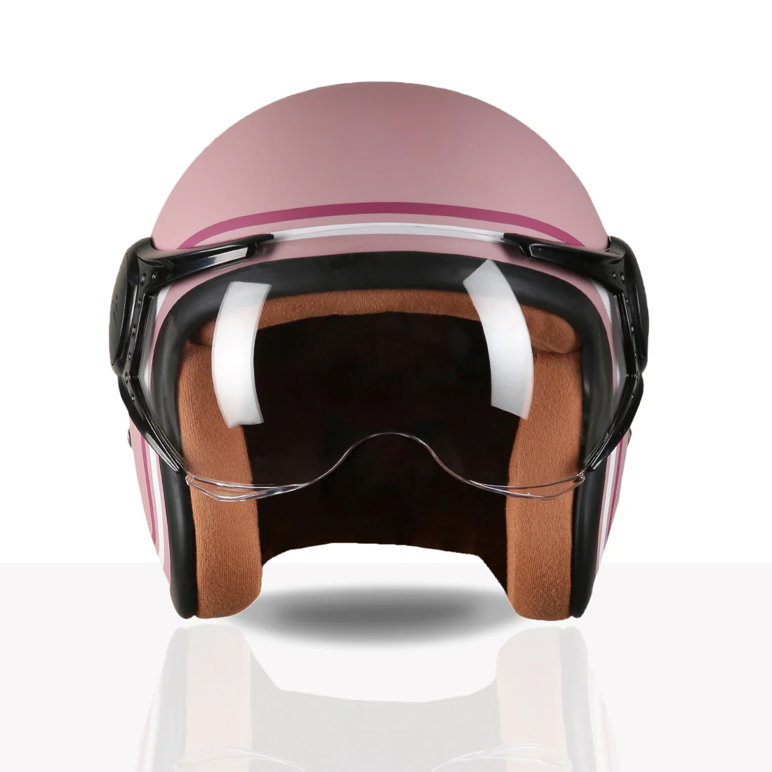 TVS MissFit Helmet for Women | Lightweight Ladies Helmet for Scooty | Stylish Girls Helmet with Extreme Comfort Fit | Women Helmet with Clear Visor | DOT & ISI Certified Helmet for Woman - Image 26