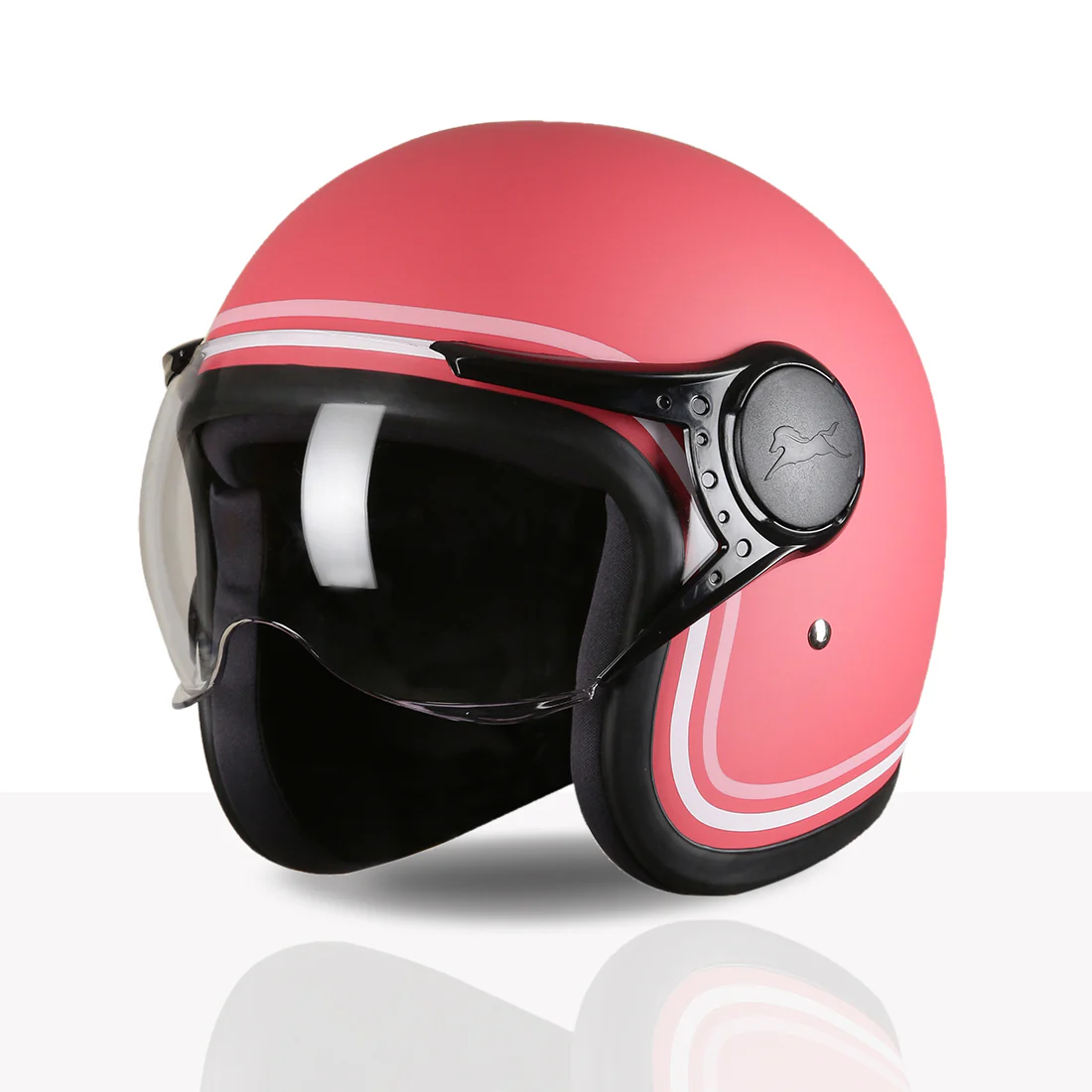 TVS MissFit Helmet for Women | Lightweight Ladies Helmet for Scooty | Stylish Girls Helmet with Extreme Comfort Fit | Women Helmet with Clear Visor | DOT & ISI Certified Helmet for Woman - Image 29