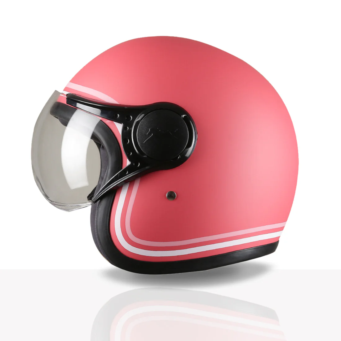 TVS MissFit Helmet for Women | Lightweight Ladies Helmet for Scooty | Stylish Girls Helmet with Extreme Comfort Fit | Women Helmet with Clear Visor | DOT & ISI Certified Helmet for Woman - Image 30
