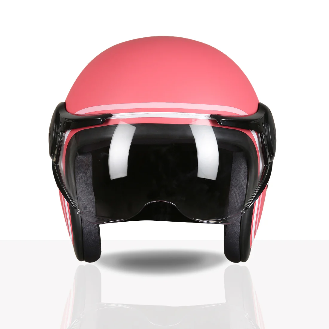 TVS MissFit Helmet for Women | Lightweight Ladies Helmet for Scooty | Stylish Girls Helmet with Extreme Comfort Fit | Women Helmet with Clear Visor | DOT & ISI Certified Helmet for Woman - Image 33