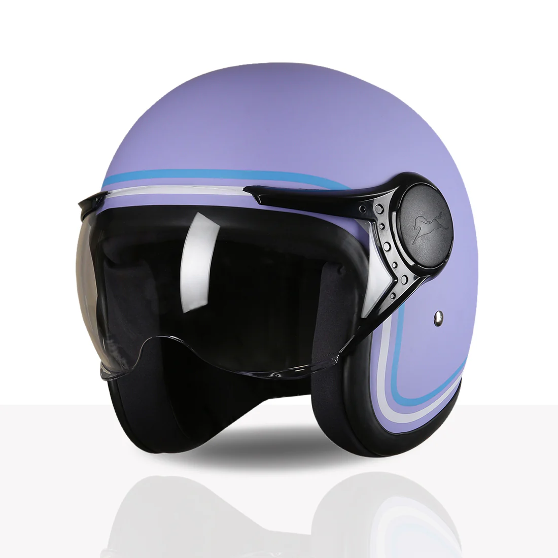 TVS MissFit Helmet for Women | Lightweight Ladies Helmet for Scooty | Stylish Girls Helmet with Extreme Comfort Fit | Women Helmet with Clear Visor | DOT & ISI Certified Helmet for Woman - Image 36