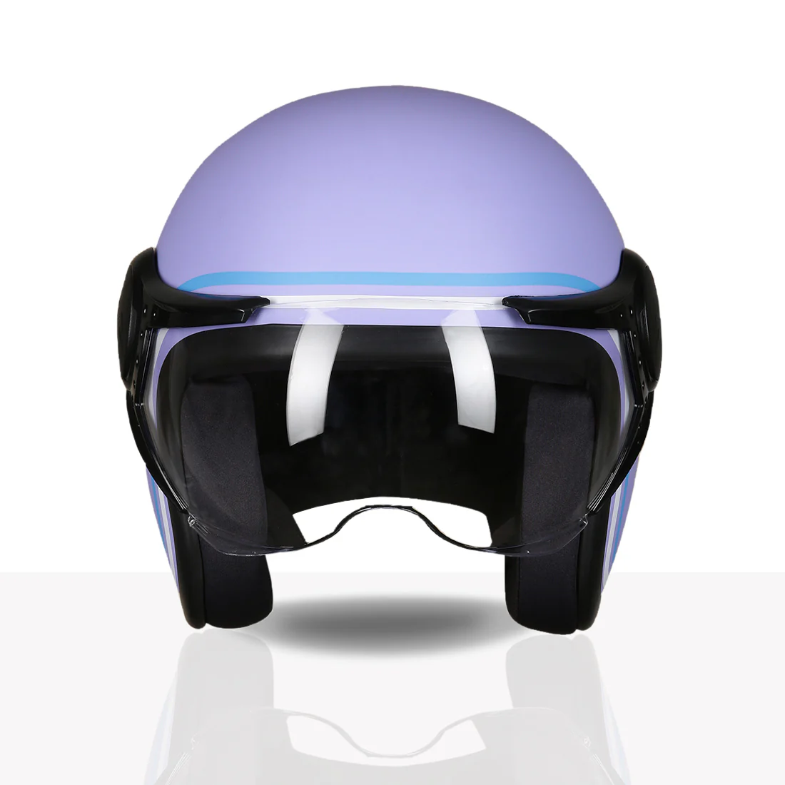 TVS MissFit Helmet for Women | Lightweight Ladies Helmet for Scooty | Stylish Girls Helmet with Extreme Comfort Fit | Women Helmet with Clear Visor | DOT & ISI Certified Helmet for Woman - Image 40