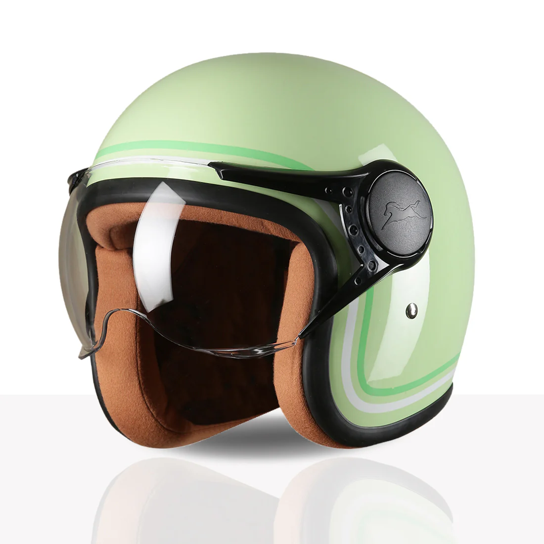TVS MissFit Helmet for Women | Lightweight Ladies Helmet for Scooty | Stylish Girls Helmet with Extreme Comfort Fit | Women Helmet with Clear Visor | DOT & ISI Certified Helmet for Woman - Image 43