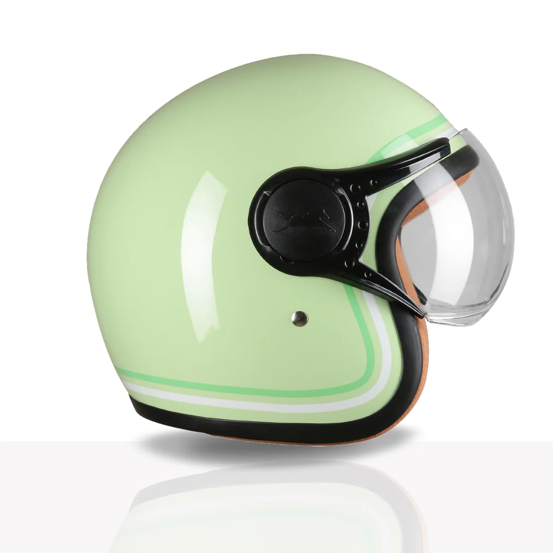 TVS MissFit Helmet for Women | Lightweight Ladies Helmet for Scooty | Stylish Girls Helmet with Extreme Comfort Fit | Women Helmet with Clear Visor | DOT & ISI Certified Helmet for Woman - Image 44