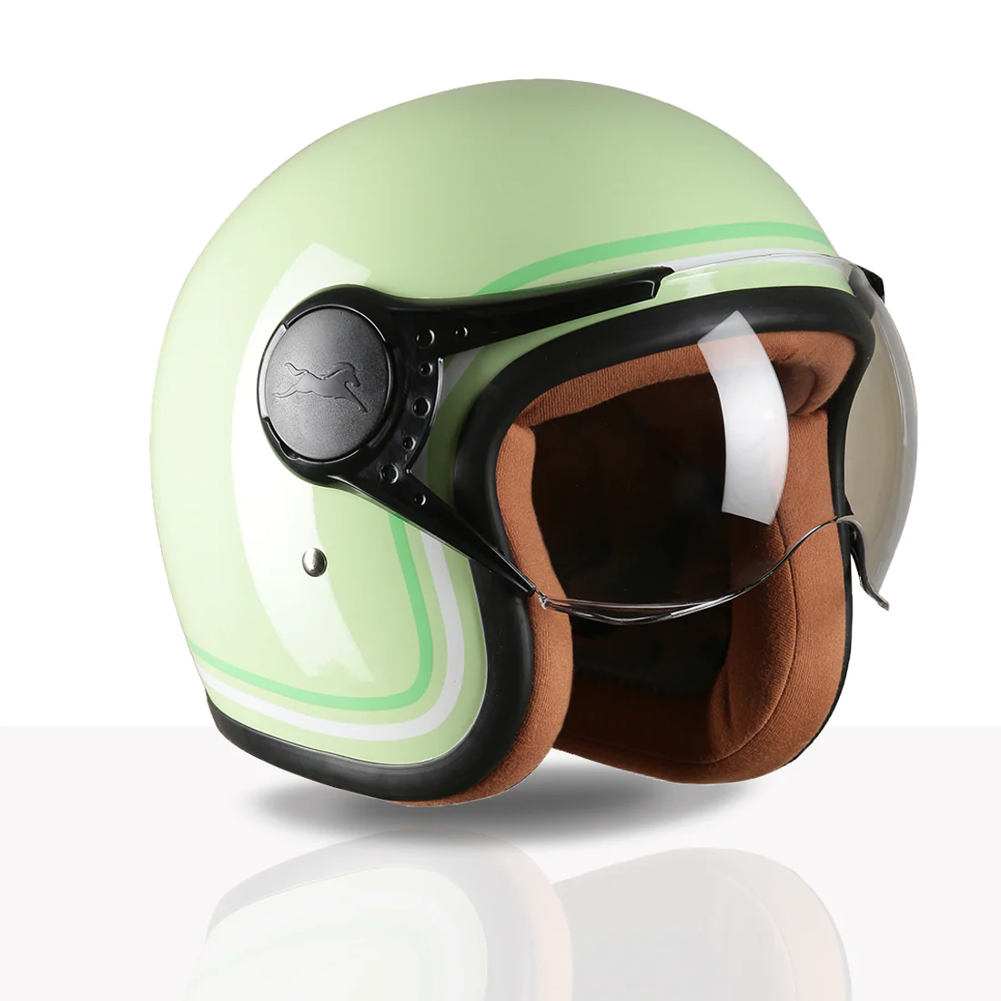 TVS MissFit Helmet for Women | Lightweight Ladies Helmet for Scooty | Stylish Girls Helmet with Extreme Comfort Fit | Women Helmet with Clear Visor | DOT & ISI Certified Helmet for Woman - Image 45