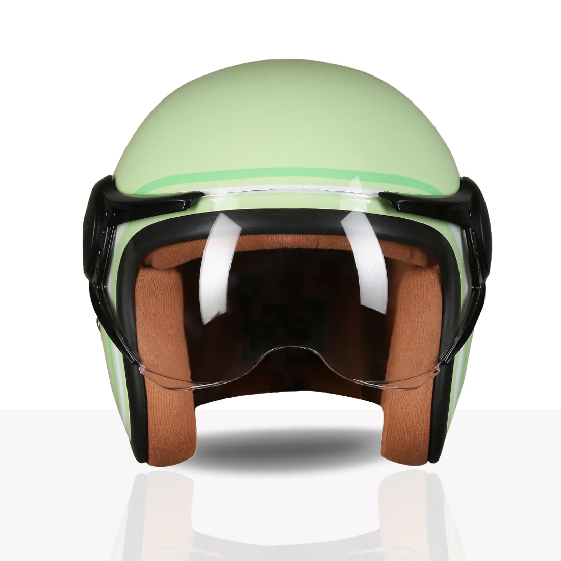 TVS MissFit Helmet for Women | Lightweight Ladies Helmet for Scooty | Stylish Girls Helmet with Extreme Comfort Fit | Women Helmet with Clear Visor | DOT & ISI Certified Helmet for Woman - Image 47