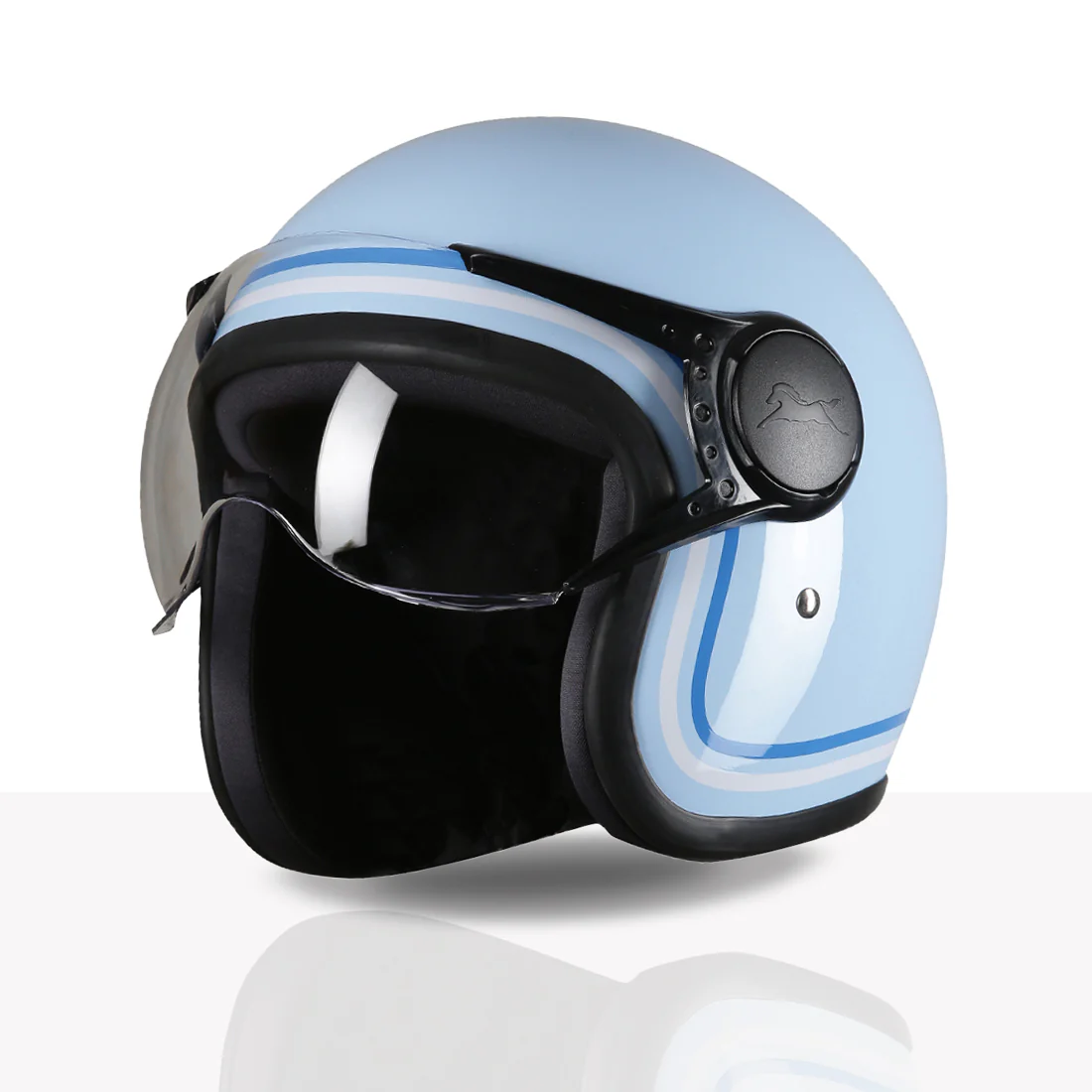 TVS MissFit Helmet for Women | Lightweight Ladies Helmet for Scooty | Stylish Girls Helmet with Extreme Comfort Fit | Women Helmet with Clear Visor | DOT & ISI Certified Helmet for Woman - Image 50