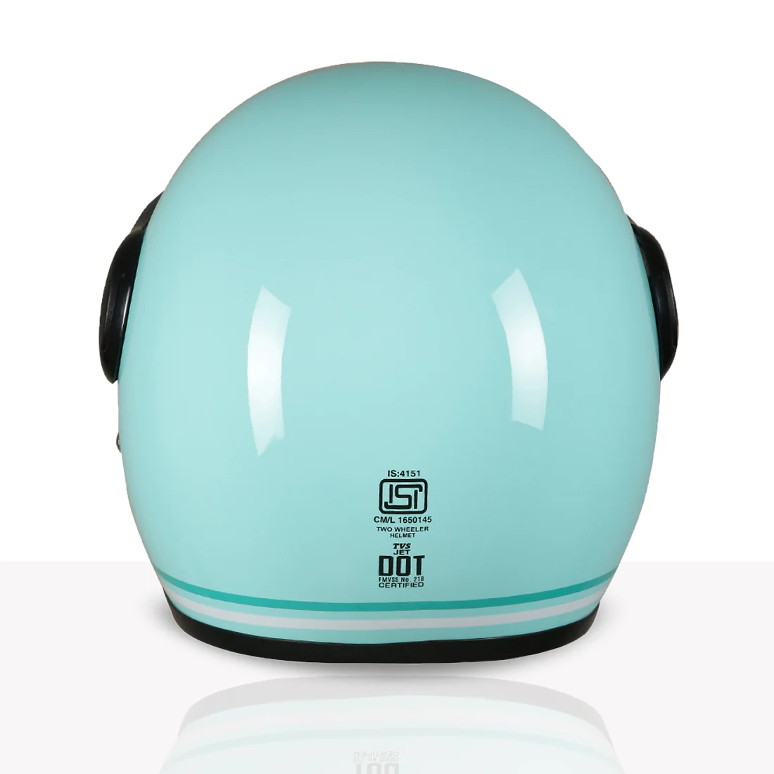 TVS MissFit Helmet for Women | Lightweight Ladies Helmet for Scooty | Stylish Girls Helmet with Extreme Comfort Fit | Women Helmet with Clear Visor | DOT & ISI Certified Helmet for Woman - Image 6