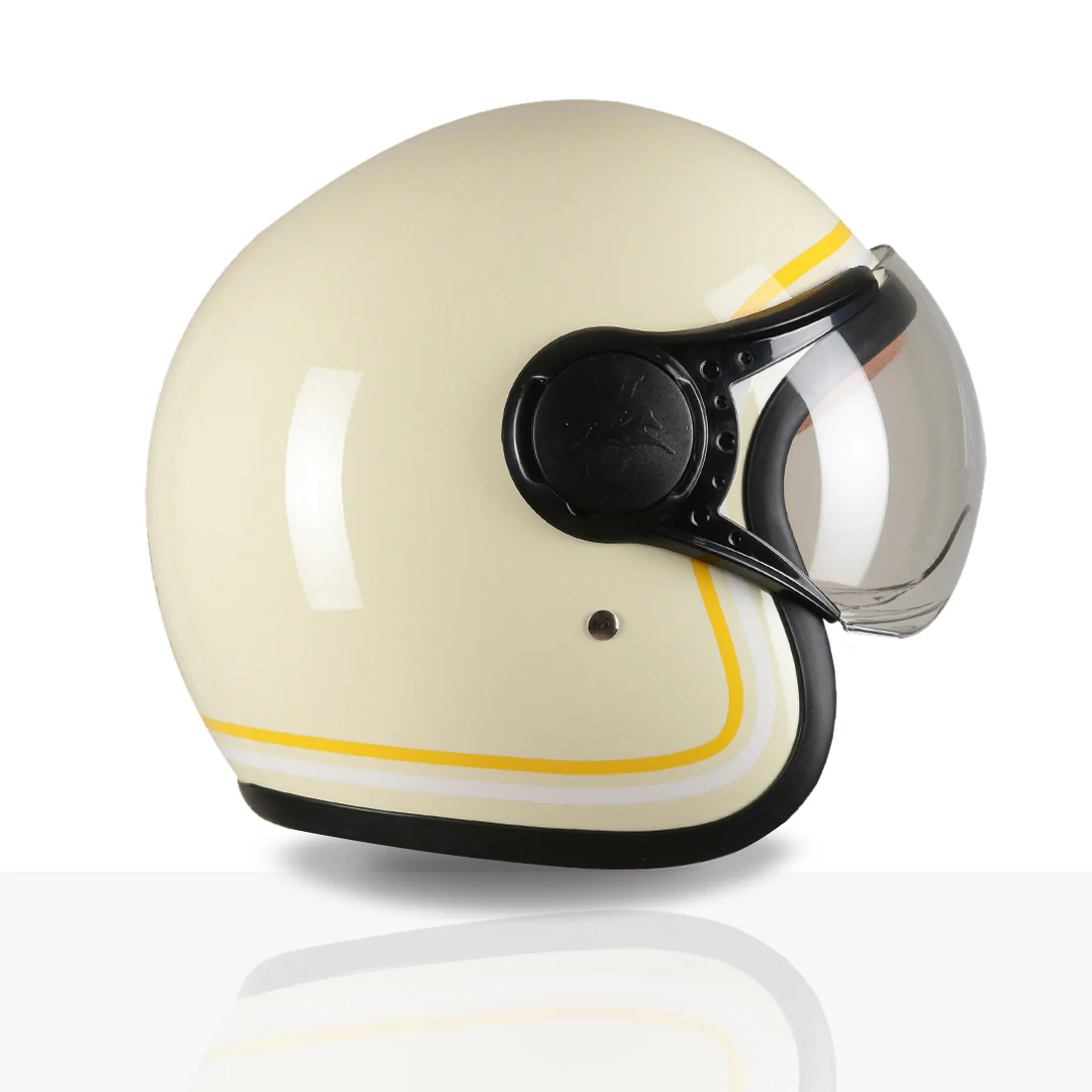 TVS MissFit Helmet for Women | Lightweight Ladies Helmet for Scooty | Stylish Girls Helmet with Extreme Comfort Fit | Women Helmet with Clear Visor | DOT & ISI Certified Helmet for Woman - Image 9