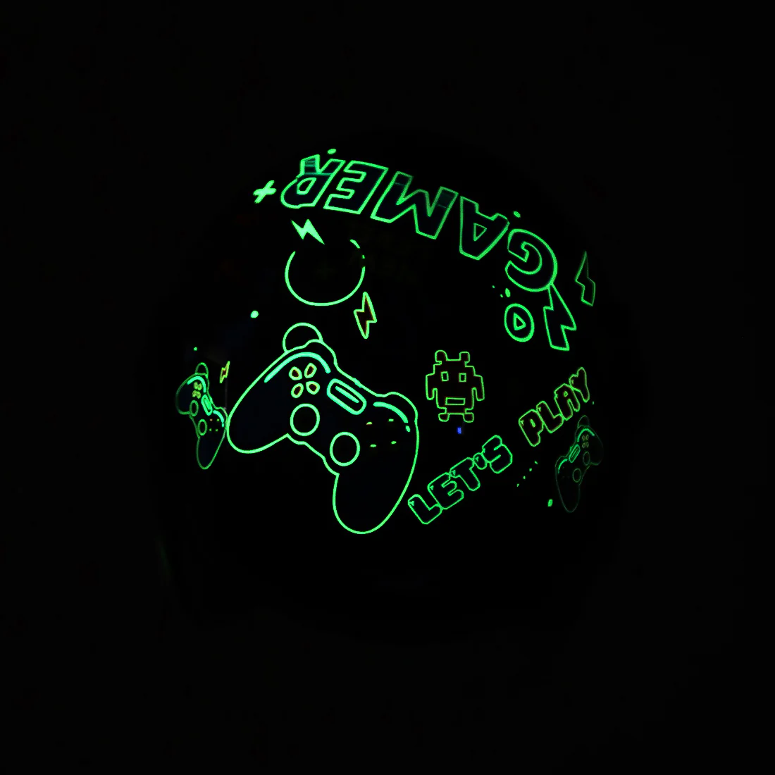 TVS Moto Jr. Kids Helmet |Fun Glow in the Dark Graphics | Lightweight ISI Certified ABS Shell| Removable Cheek Pads | Ideal Kids Bike Helmet for Cycle Scooter Daily Ride Comfort & Protection - Image 2