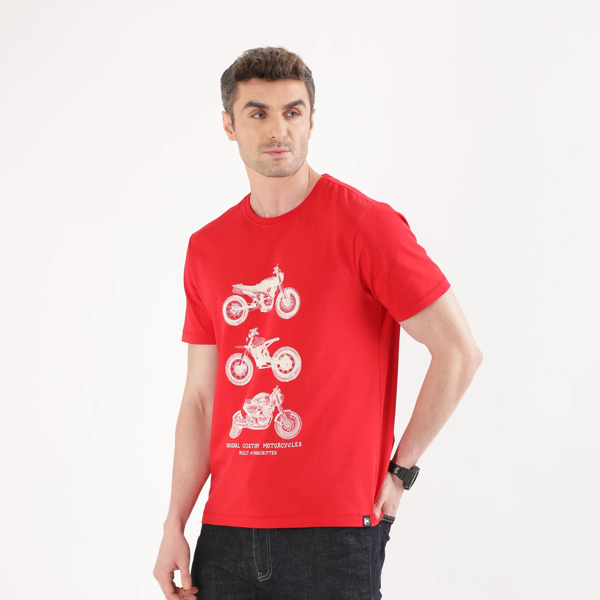 TVS Originals Collection Crew Neck T-Shirt – Bold Street Style, 100% Pure Cotton, Ultra-Soft Comfort, Breathable Anti-Odor Fabric, Skin-Friendly & Long-Lasting Durability for Riders - Image 10