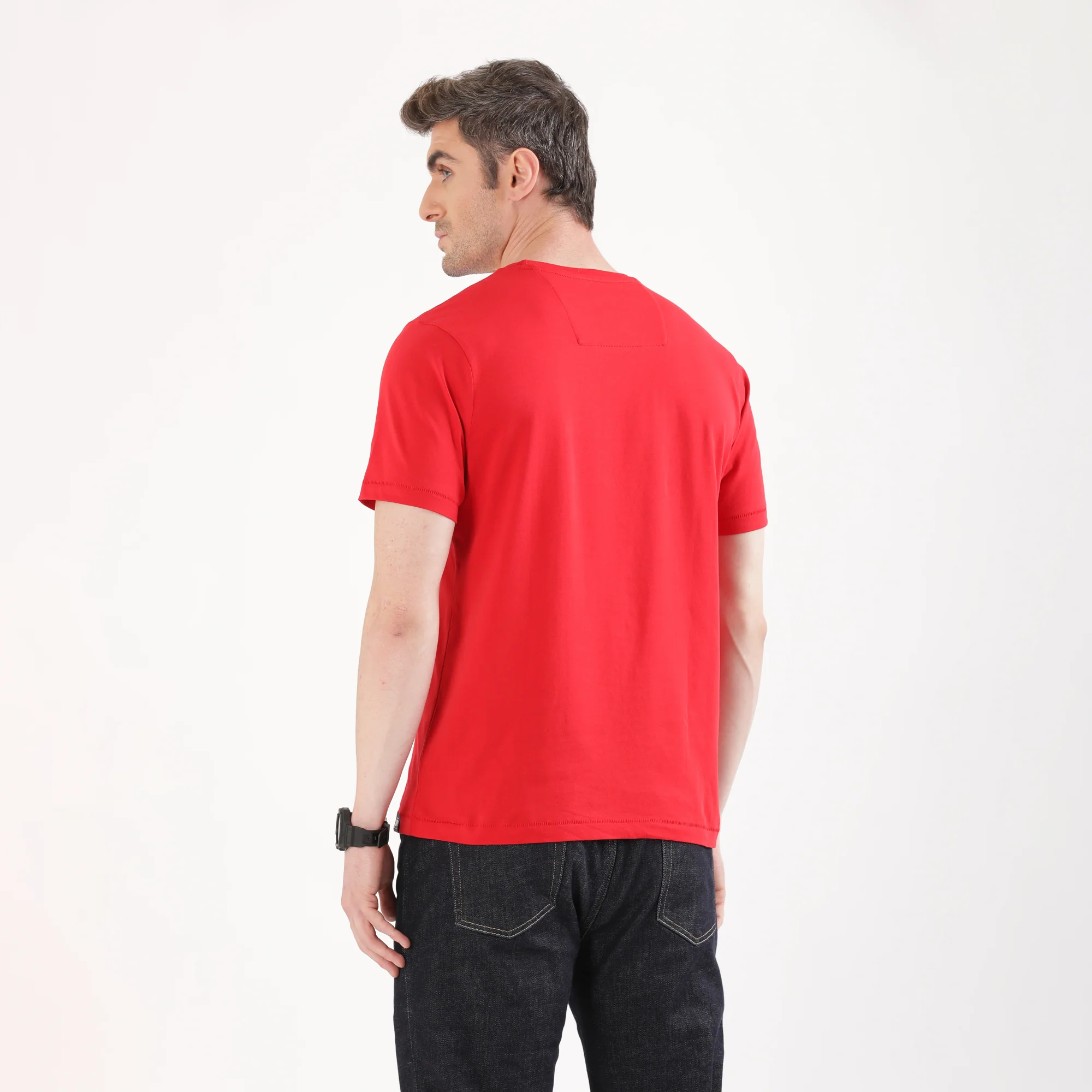 TVS Originals Collection Crew Neck T-Shirt – Bold Street Style, 100% Pure Cotton, Ultra-Soft Comfort, Breathable Anti-Odor Fabric, Skin-Friendly & Long-Lasting Durability for Riders - Image 8