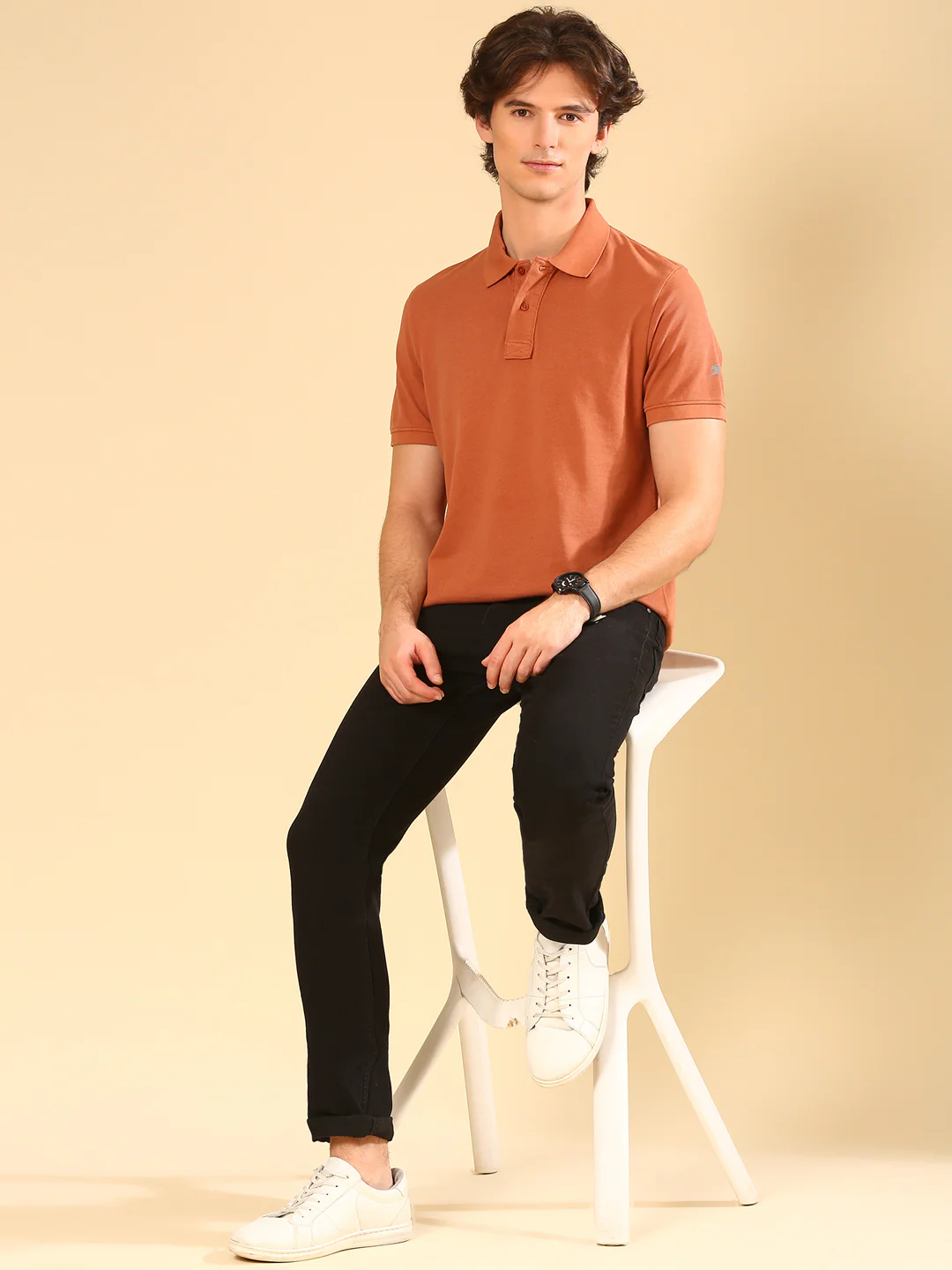TVS Originals 100% Cotton Overdyed Polo T-Shirt for Men | Heavyweight 240 GSM | Washed Finish for Vintage Look | Classic Fit with Side Slits | Soft Ribbed Collar | Durable, Pre-washed, Premium Feel - Image 28