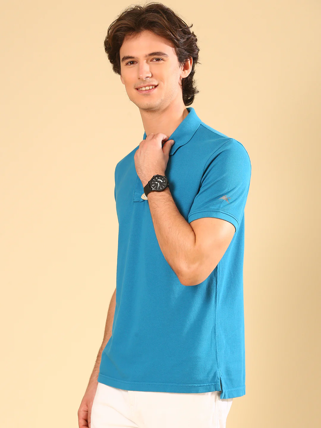 TVS Originals 100% Cotton Overdyed Polo T-Shirt for Men | Heavyweight 240 GSM | Washed Finish for Vintage Look | Classic Fit with Side Slits | Soft Ribbed Collar | Durable, Pre-washed, Premium Feel - Image 6