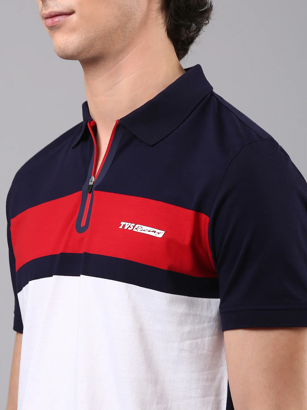 TVS Originals Racing 100% Cotton Mercerised Polo T-Shirt | 180 GSM | Sleek Zipper Placket | Soft Sheen Finish | Lightweight & Durable | Regular Fit | Heat-Sealed Neck | Premium Everyday Wear - Image 21