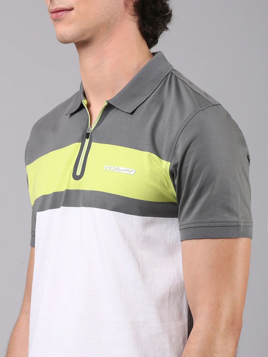 TVS Originals Racing 100% Cotton Mercerised Polo T-Shirt | 180 GSM | Sleek Zipper Placket | Soft Sheen Finish | Lightweight & Durable | Regular Fit | Heat-Sealed Neck | Premium Everyday Wear - Image 31