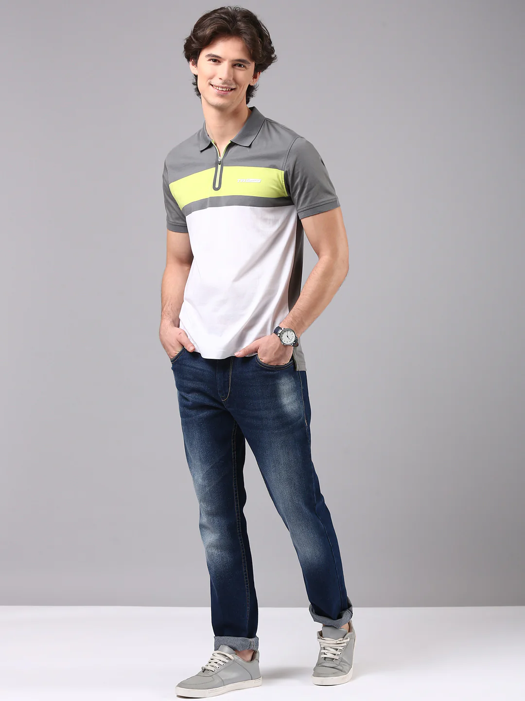 TVS Originals Racing 100% Cotton Mercerised Polo T-Shirt | 180 GSM | Sleek Zipper Placket | Soft Sheen Finish | Lightweight & Durable | Regular Fit | Heat-Sealed Neck | Premium Everyday Wear - Image 39