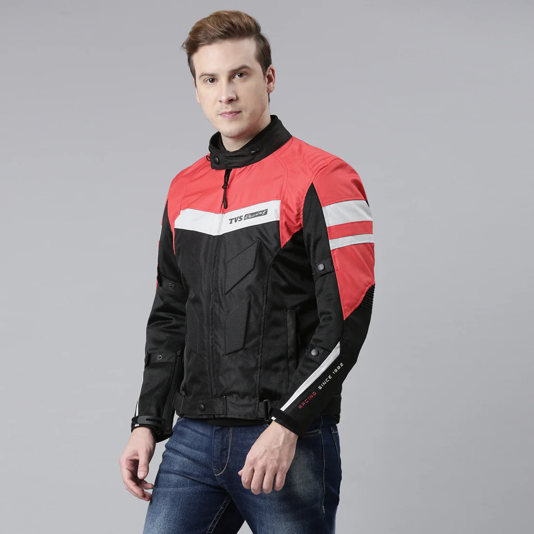 TVS Racing Aegis 3-Layer Riding Jacket for Men- All Weather Adaptability, CE Level 2 Armour Protection-Premium Bike Jackets for Bikers - Image 10