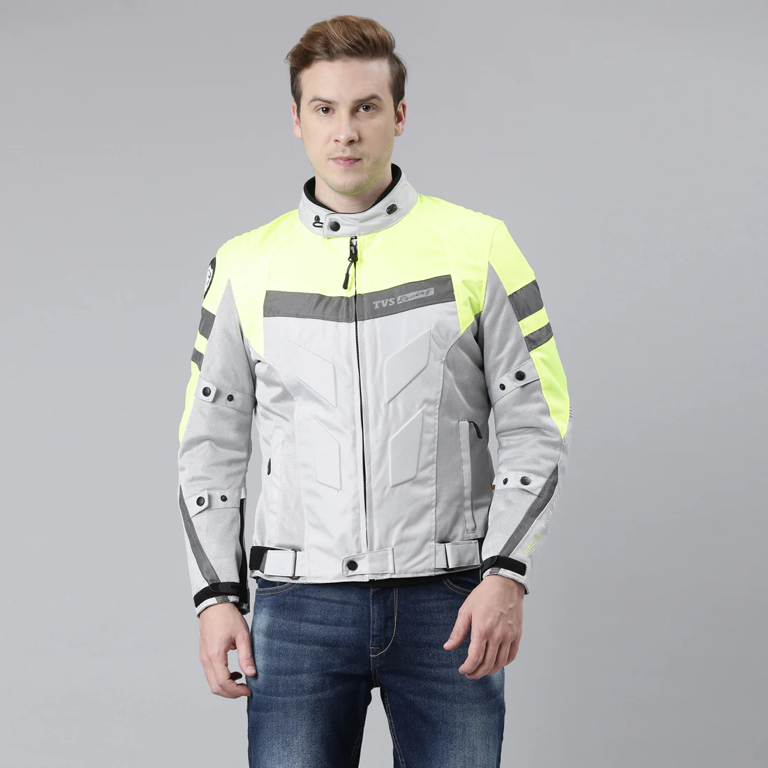 TVS Racing Aegis 3-Layer Riding Jacket for Men- All Weather Adaptability, CE Level 2 Armour Protection-Premium Bike Jackets for Bikers - Image 20