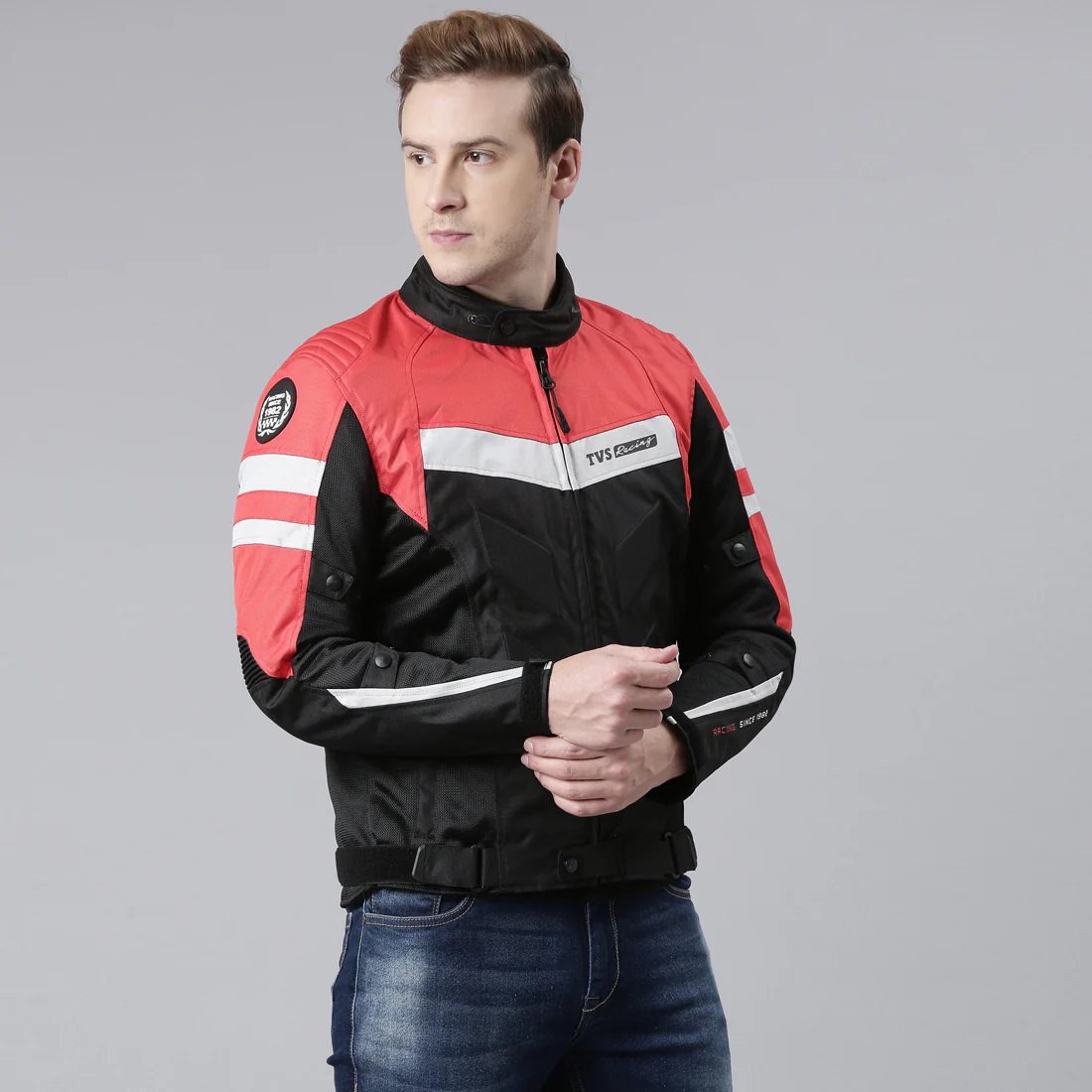 TVS Racing Aegis 3-Layer Riding Jacket for Men- All Weather Adaptability, CE Level 2 Armour Protection-Premium Bike Jackets for Bikers - Image 7