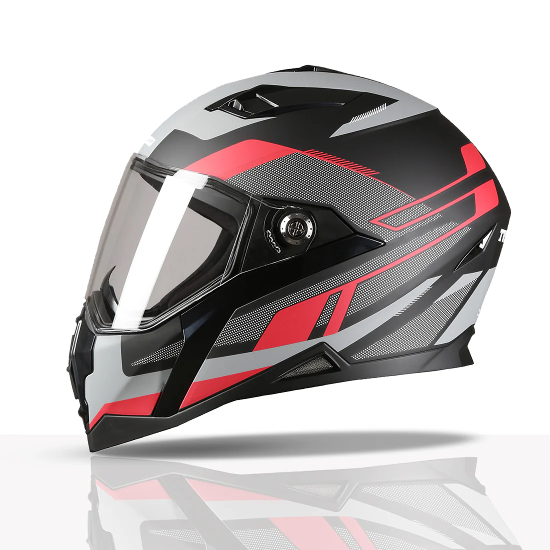 TVS Racing Anti Matter Full Face Helmet for Bike & Motorcycle Riders # -DOT & ISI Certified-Lightweight ABS Shell, UV Resistant-Ventilated Comfort Liner, Quick-Release Visor & Chin Strap - Image 26