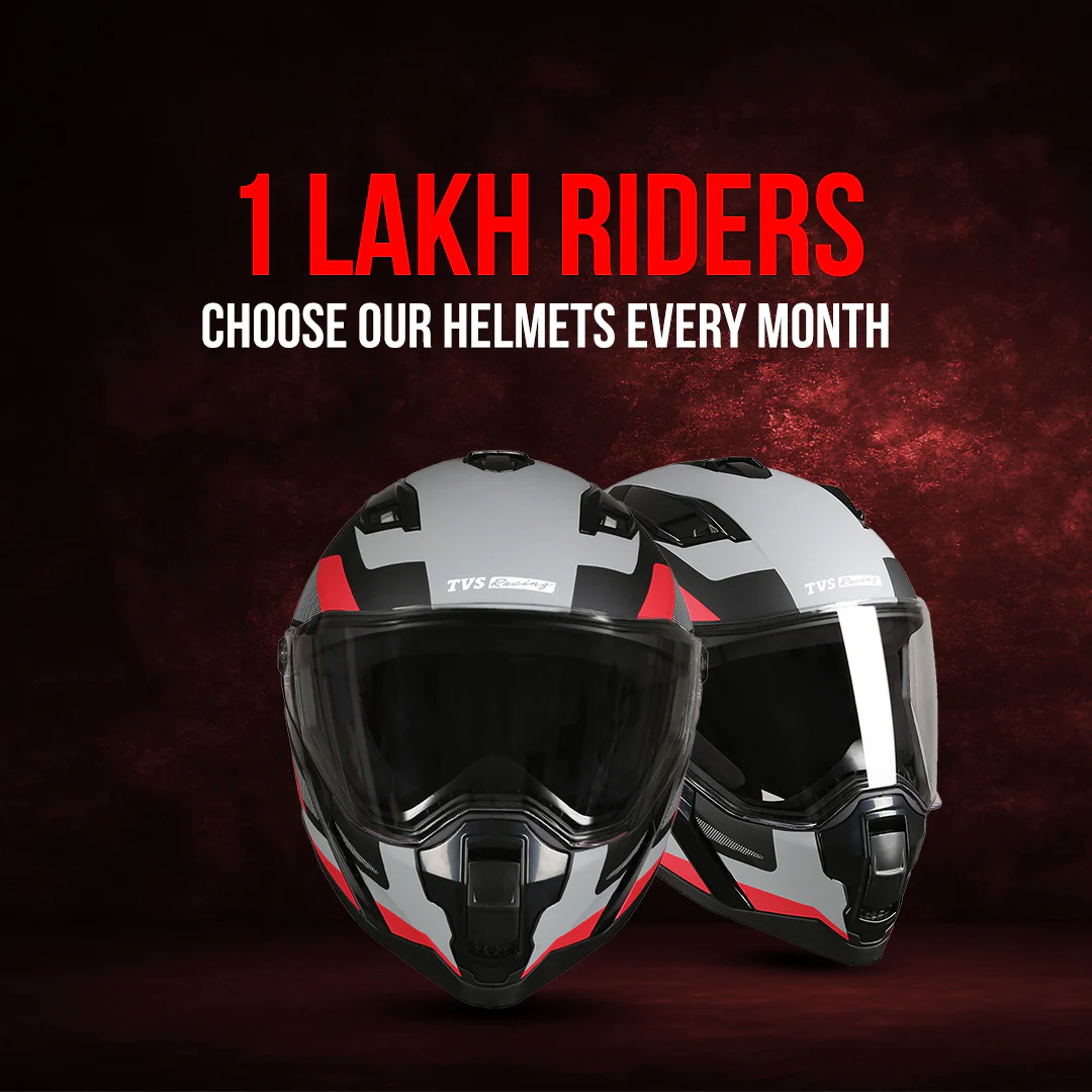 TVS Racing Anti Matter Full Face Helmet for Bike & Motorcycle Riders # -DOT & ISI Certified-Lightweight ABS Shell, UV Resistant-Ventilated Comfort Liner, Quick-Release Visor & Chin Strap - Image 32