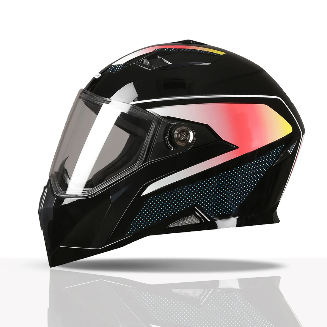 TVS Racing Anti Matter Full Face Helmet for Bike & Motorcycle Riders # -DOT & ISI Certified-Lightweight ABS Shell, UV Resistant-Ventilated Comfort Liner, Quick-Release Visor & Chin Strap - Image 52