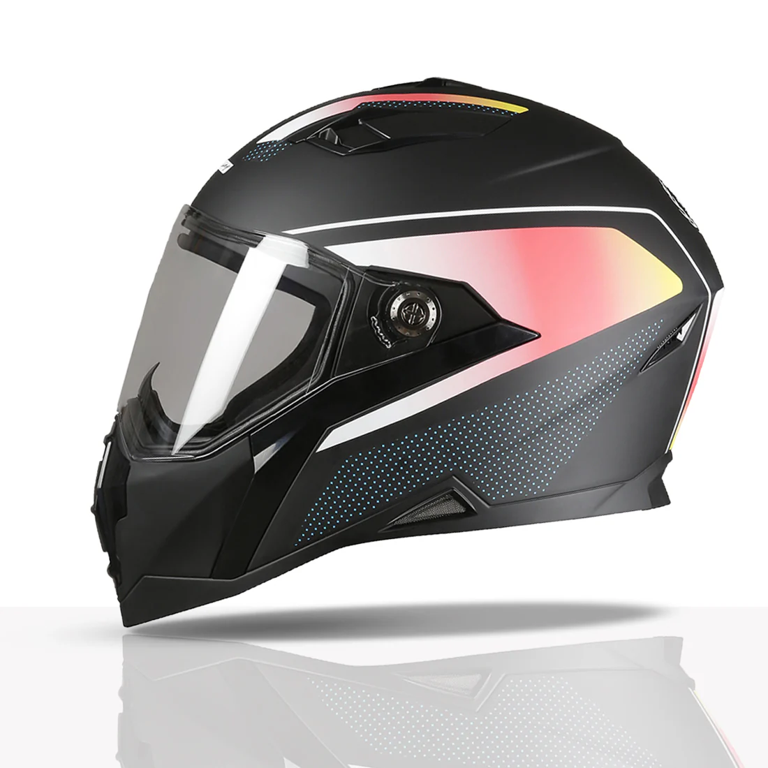 TVS Racing Anti Matter Full Face Helmet for Bike & Motorcycle Riders # -DOT & ISI Certified-Lightweight ABS Shell, UV Resistant-Ventilated Comfort Liner, Quick-Release Visor & Chin Strap - Image 89