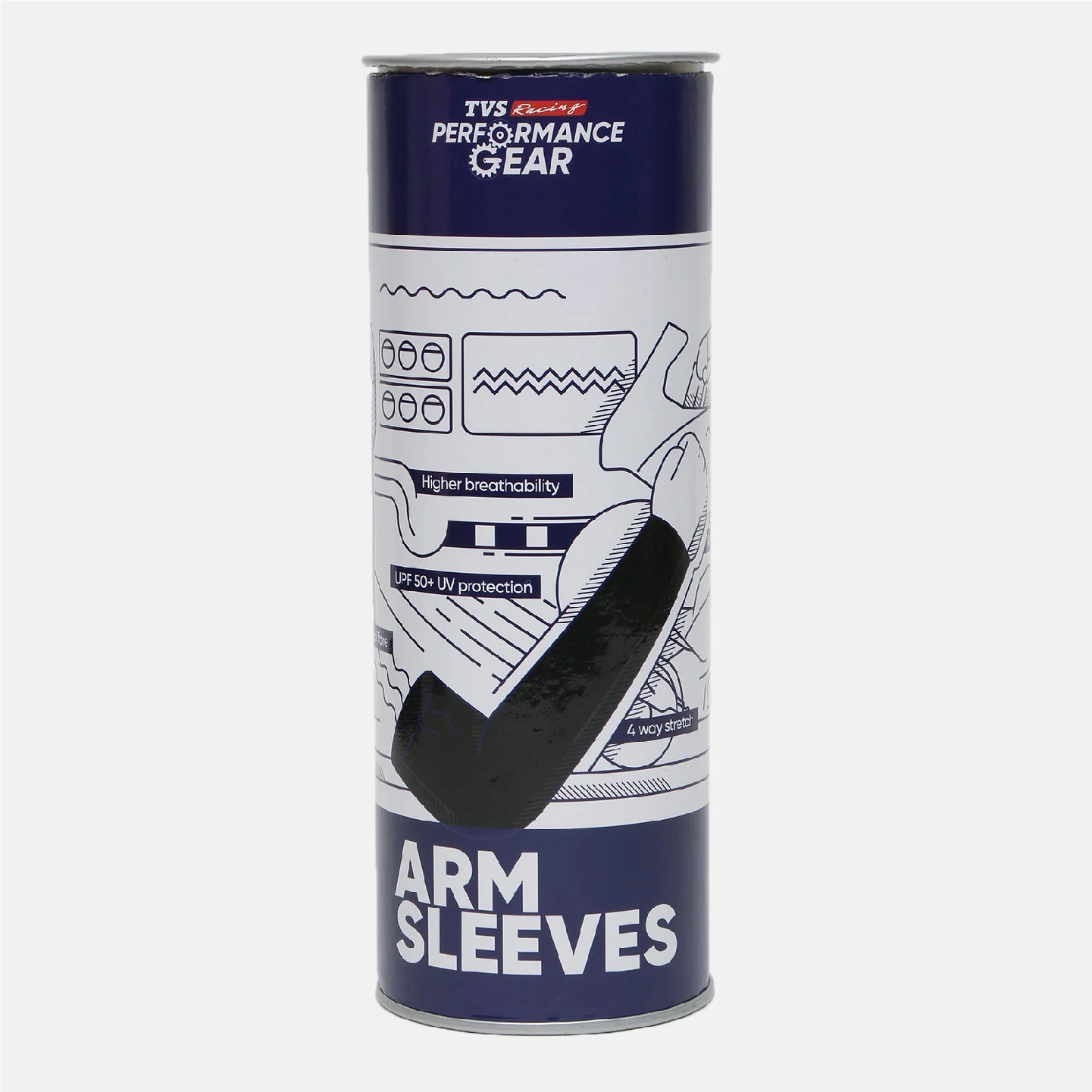 TVS Racing Arm Sleeves - Color: Grey - Image 13