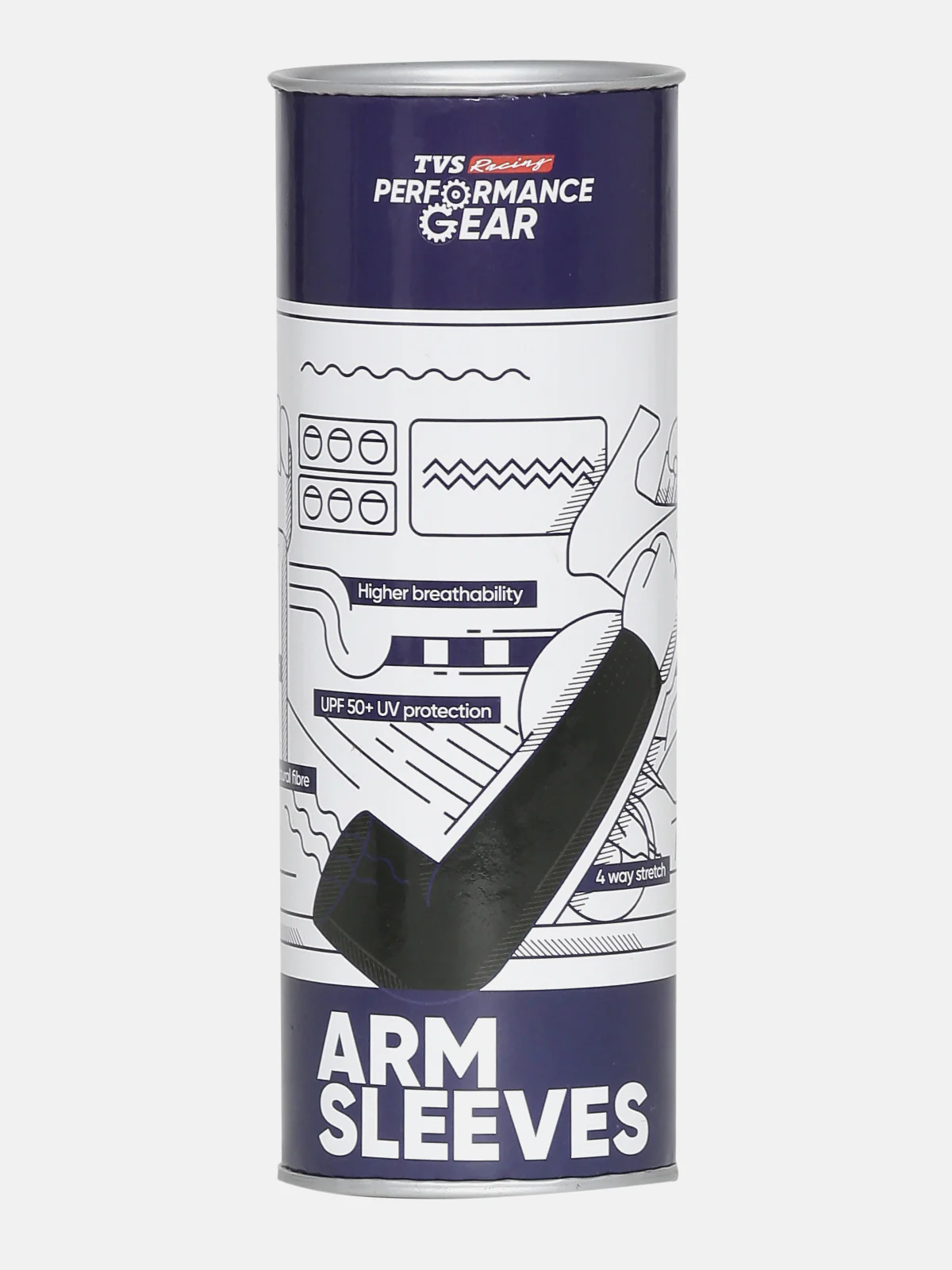 TVS Racing Arm Sleeves - Color: Grey - Image 6
