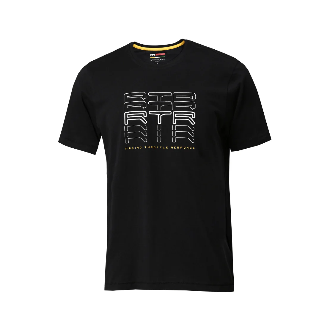 TVS Racing Arsenal Black RTR Crew neck T Shirt - Image 7