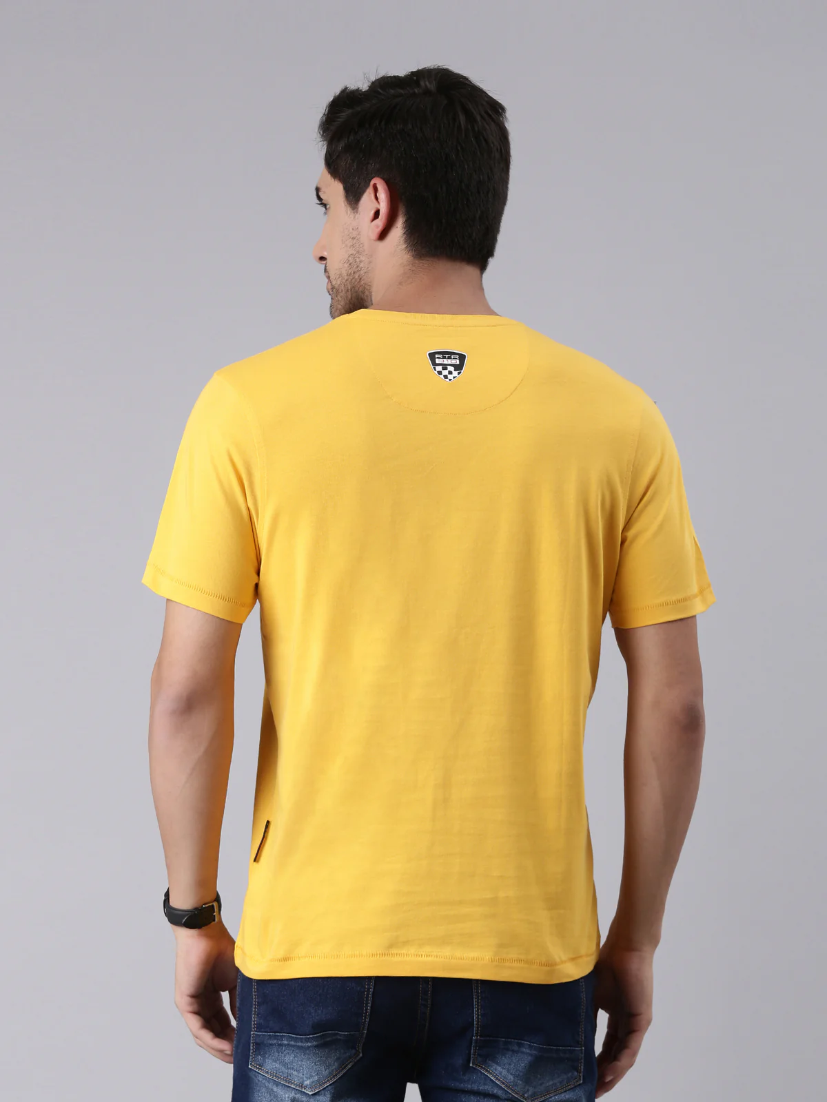 TVS Racing Fury Yellow Cyborg Crew neck T Shirt - Image 5