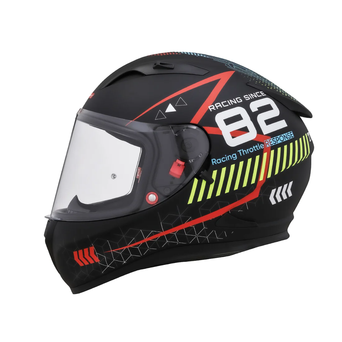 TVS Racing Dual Visor Helmet for Men – Anti-Fog Pin-Lock, Aerodynamic Design & DOT/ISI/ECE Certified – Premium Full Face Helmet For Men - Image 31