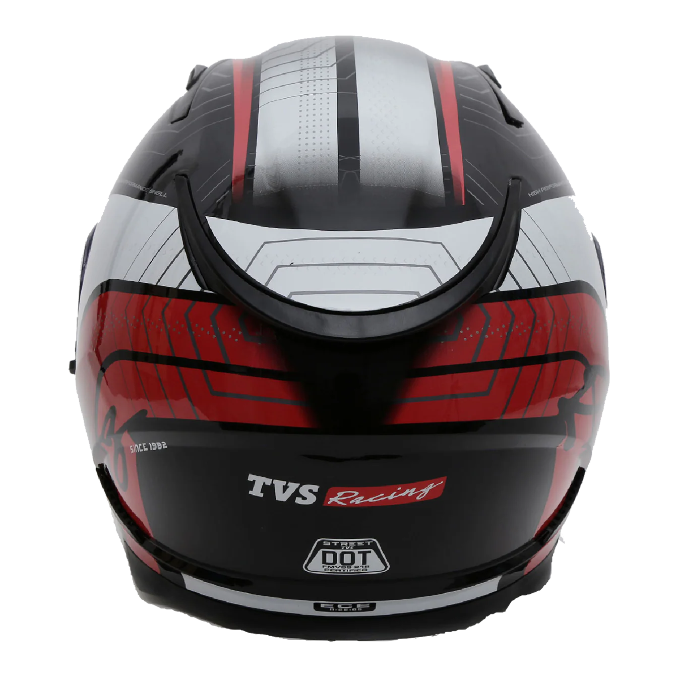 TVS Racing Helmet for Men – Anti-Fog Pin-Lock, Aerodynamic Design & DOT/ISI/ECE Certified – Premium Bike Helmet with Secure Fastening - Image 4