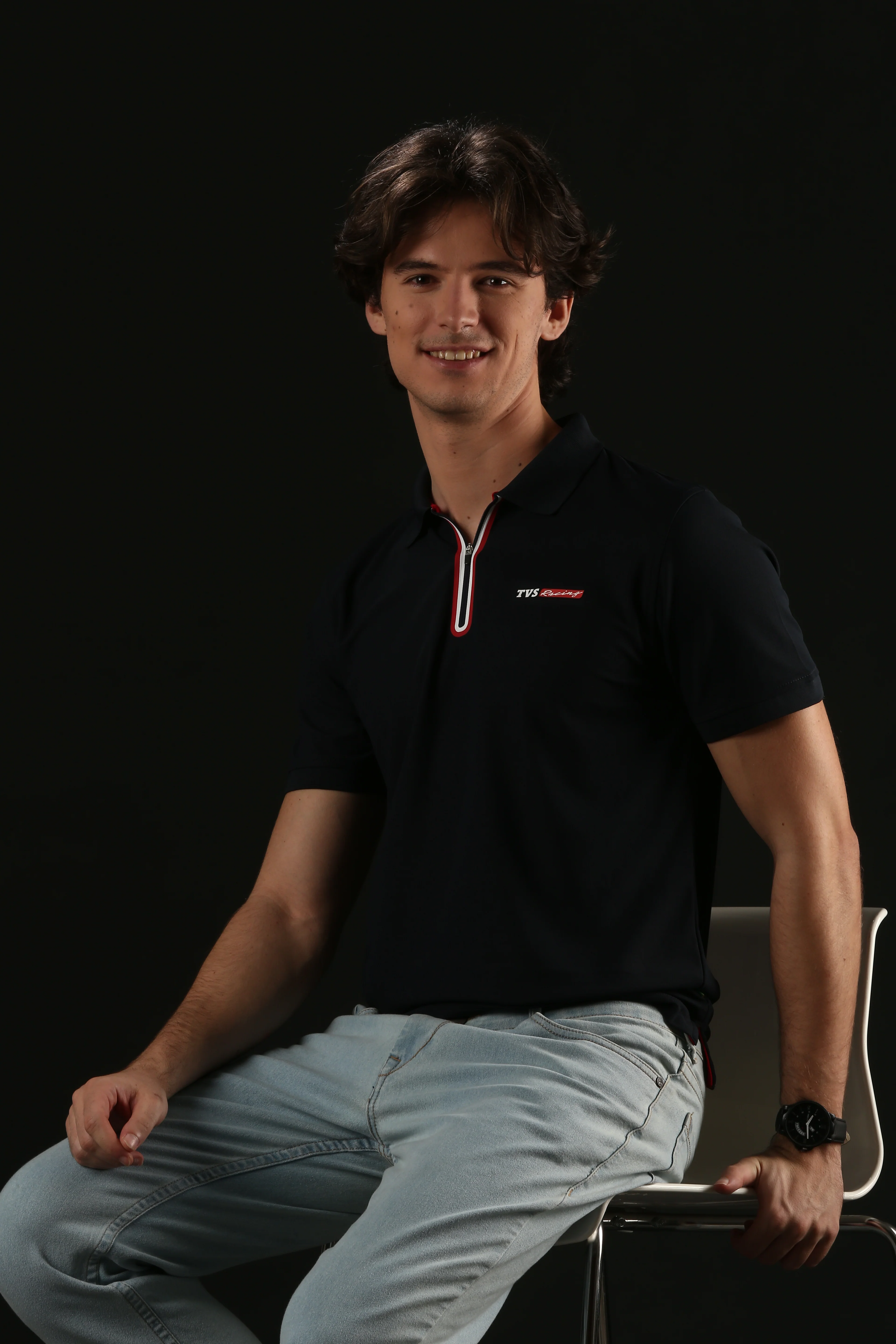 TVS Originals Racing Men’s Polo T-Shirt | 100% Polyester | Quick-Dry | Antimicrobial Finish | Zipper Placket | Reflective Branding | Lightweight Activewear | 200 GSM | Regular Fit - Image 21