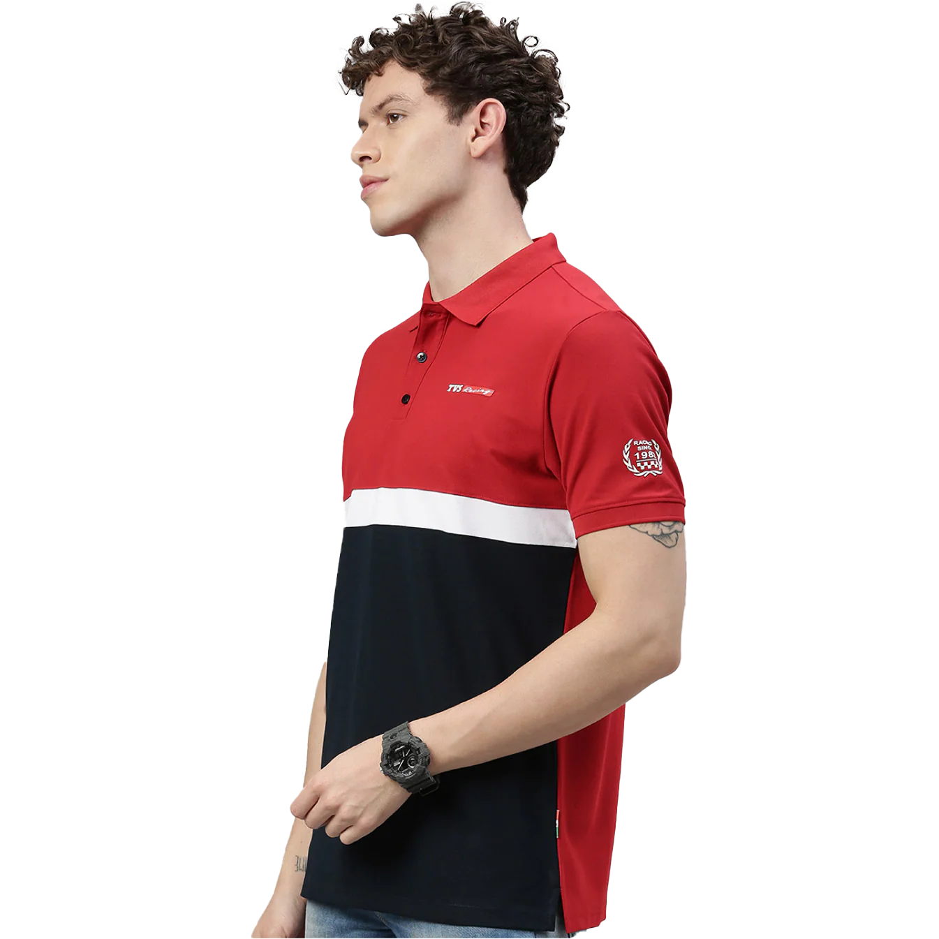 TVS Racing Polo T Shirt | Polyester Polo T-Shirt - Image 8